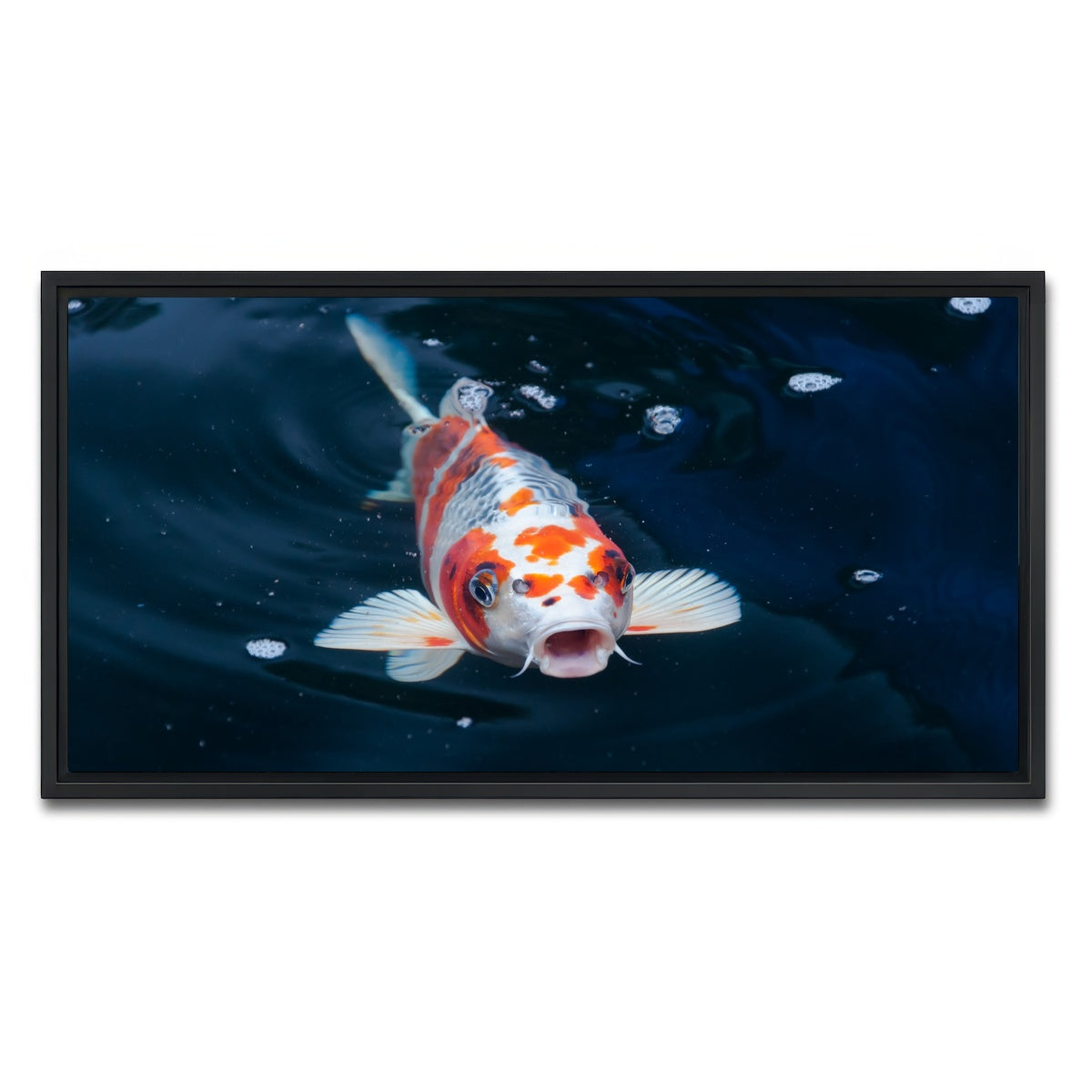 AUTO-MOCKUP WHITE | Koi | 1 Piece | Black Framed Canvas | group=2x1