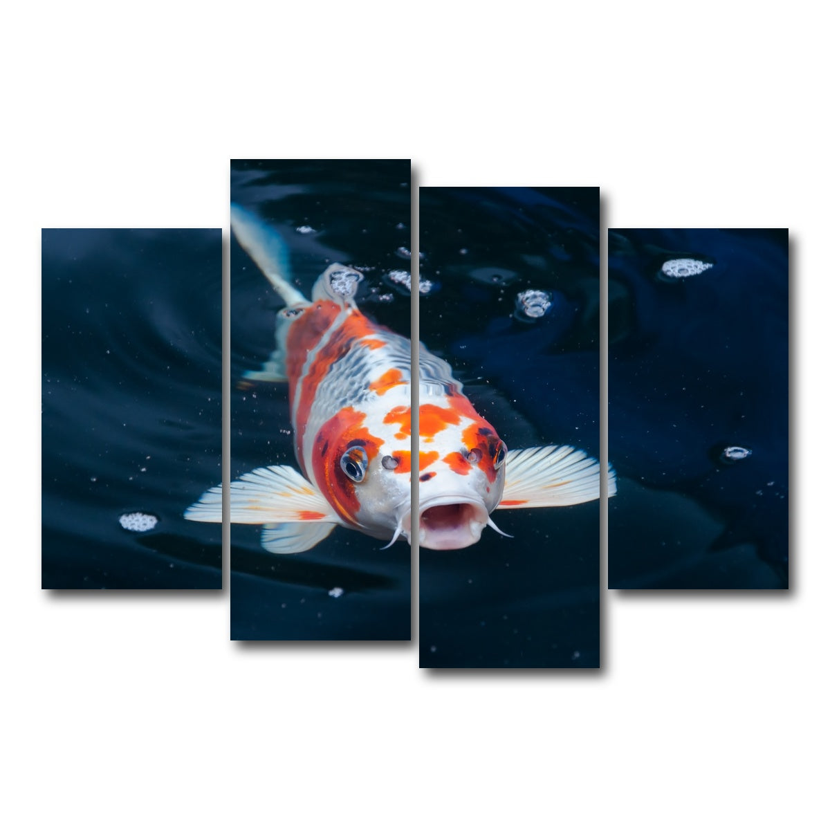 AUTO-MOCKUP WHITE | Koi | 4 Piece | Gallery Wrap Canvas | group=4_short