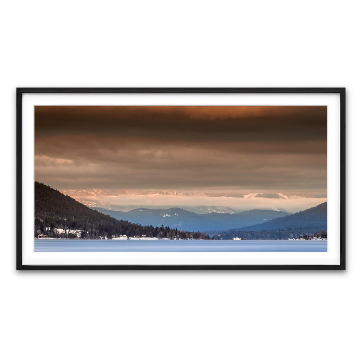 Framed Print 2x1 Black