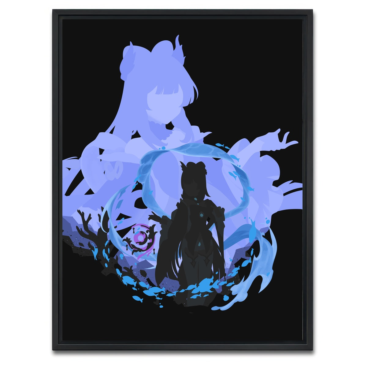 AUTO-MOCKUP WHITE | Kokomi | 1 Piece | Black Framed Canvas | group=3x4