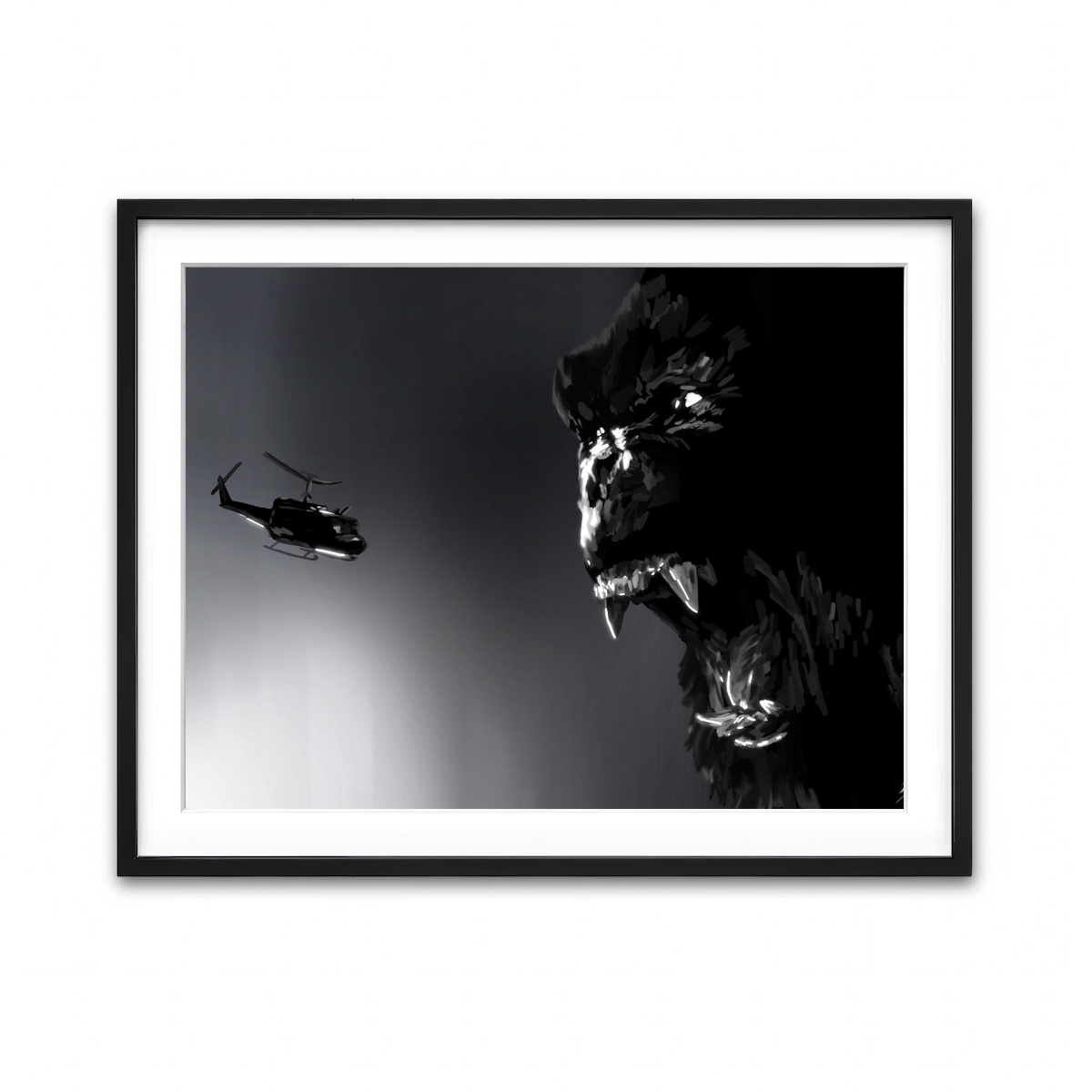 Framed Print 4x3 Black