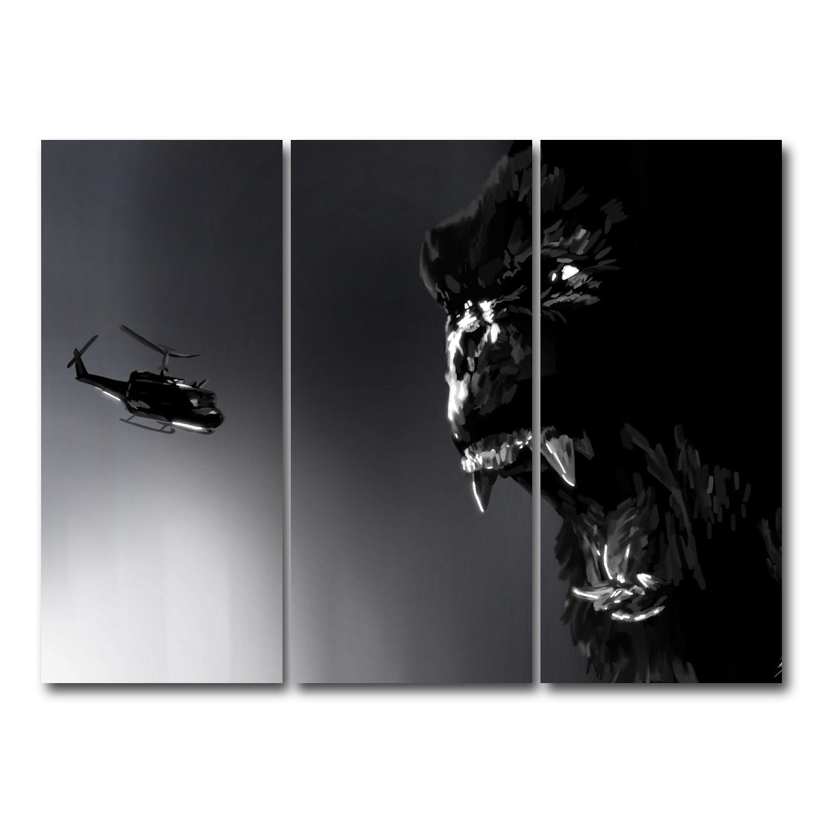 AUTO-MOCKUP WHITE | Kong | 3 Piece | Gallery Wrap Canvas | group=8x18