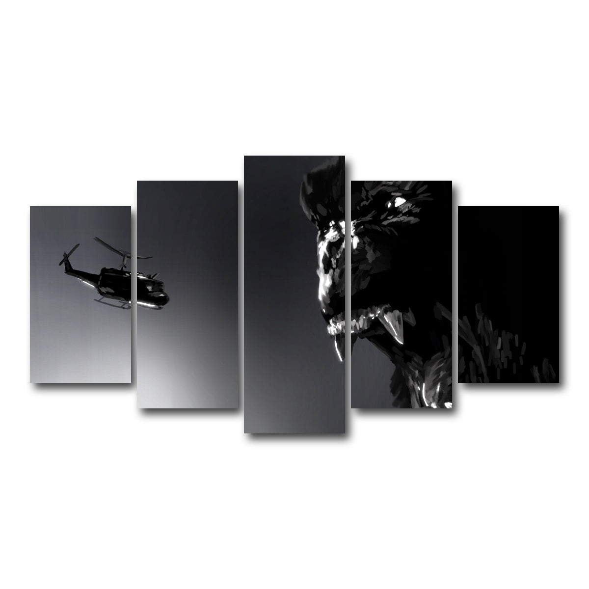 AUTO-MOCKUP WHITE | Kong | 5 Piece | Gallery Wrap Canvas | group=5_normal