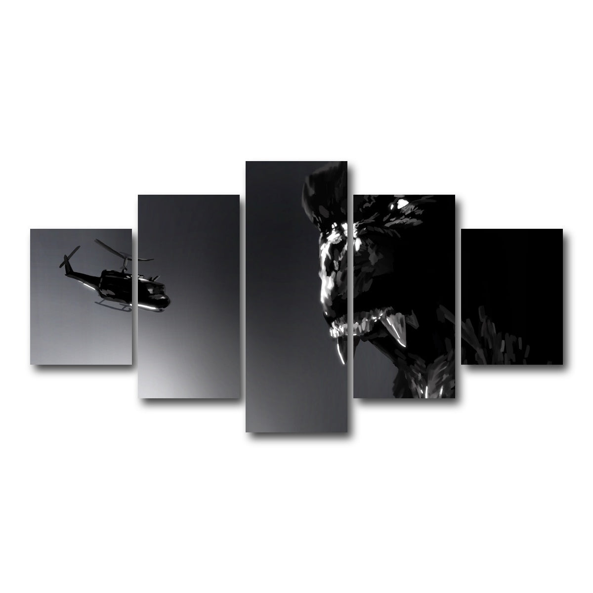 AUTO-MOCKUP WHITE | Kong | 5 Piece | Gallery Wrap Canvas | group=5_short