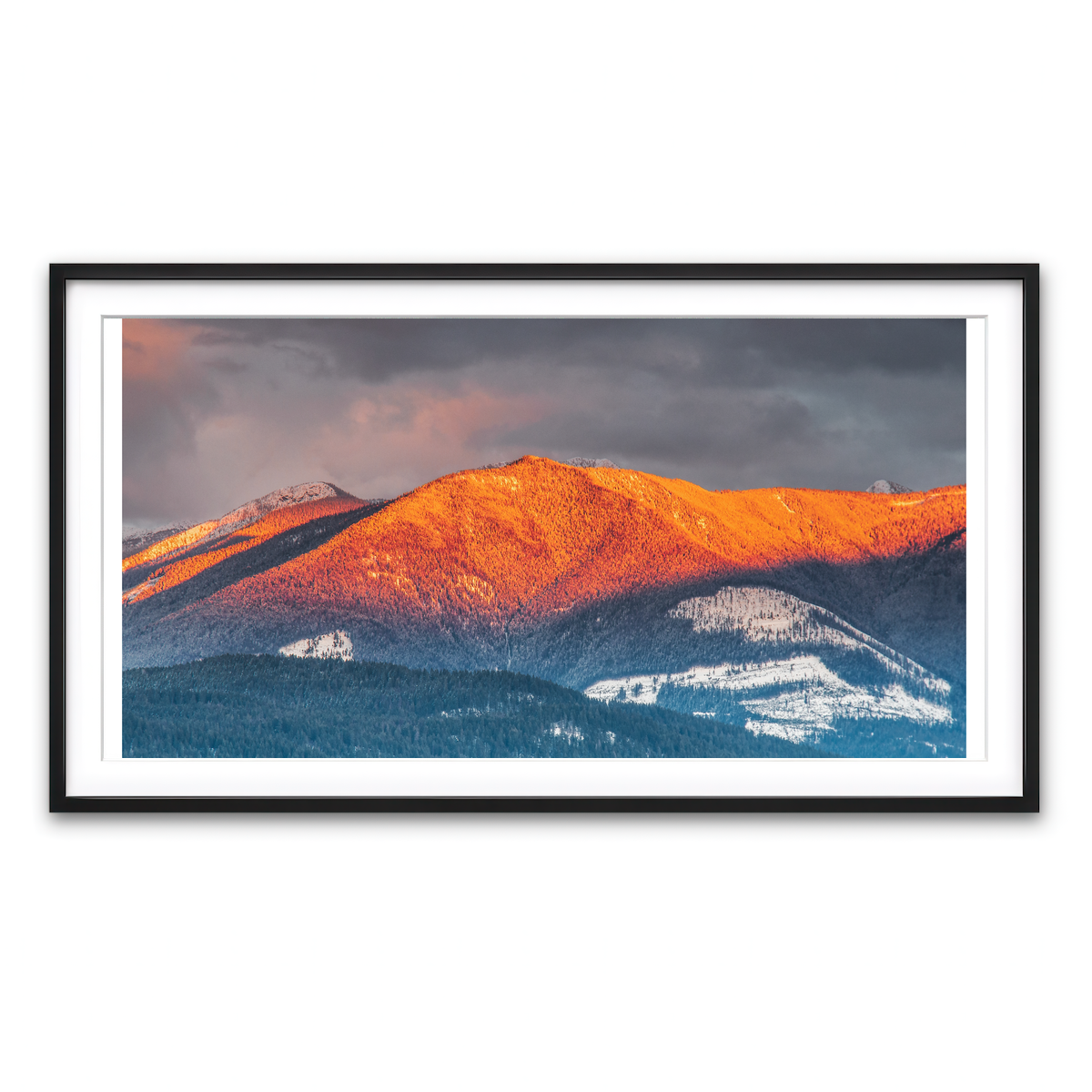 Framed Print 2x1 Black