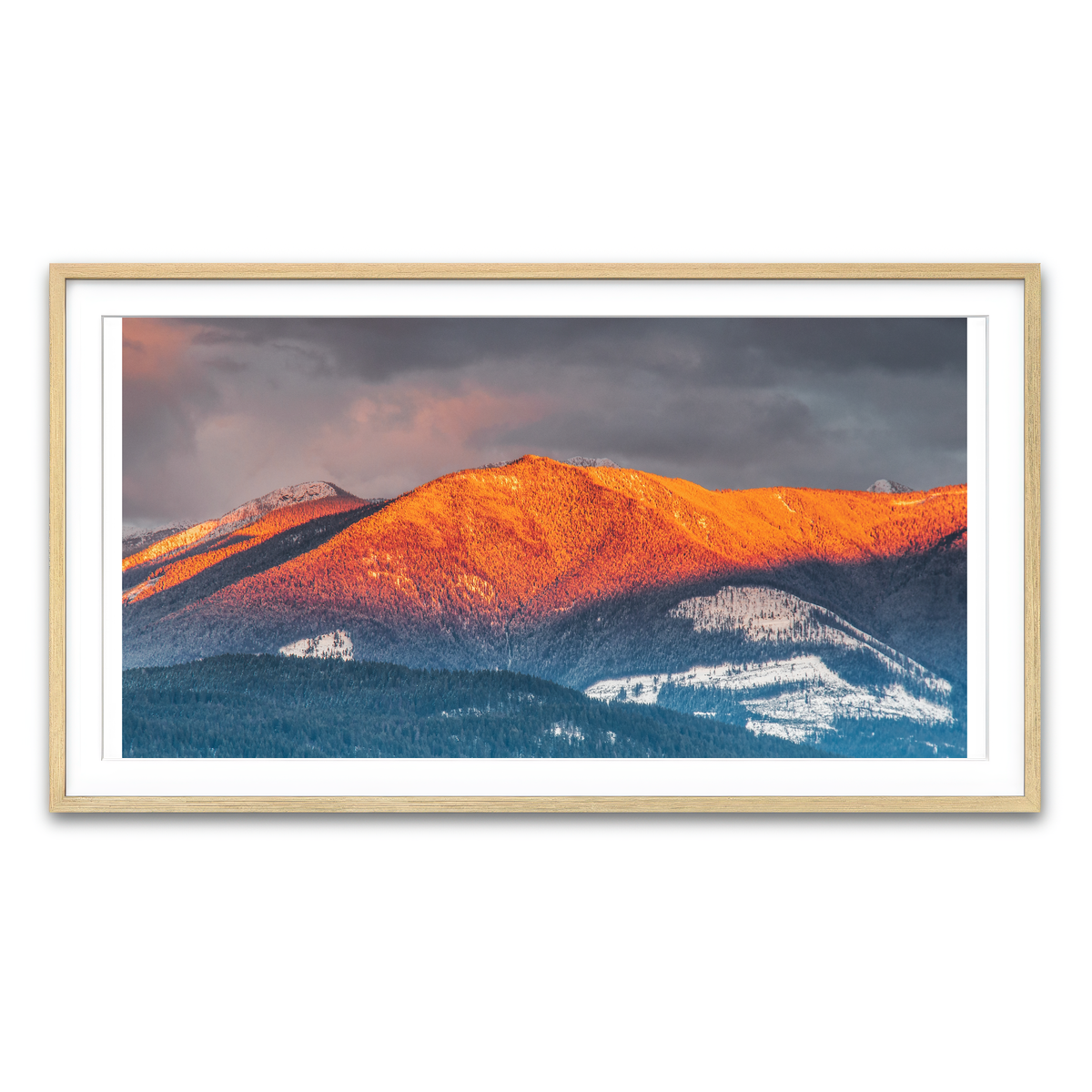 Framed Print 2x1 Natural