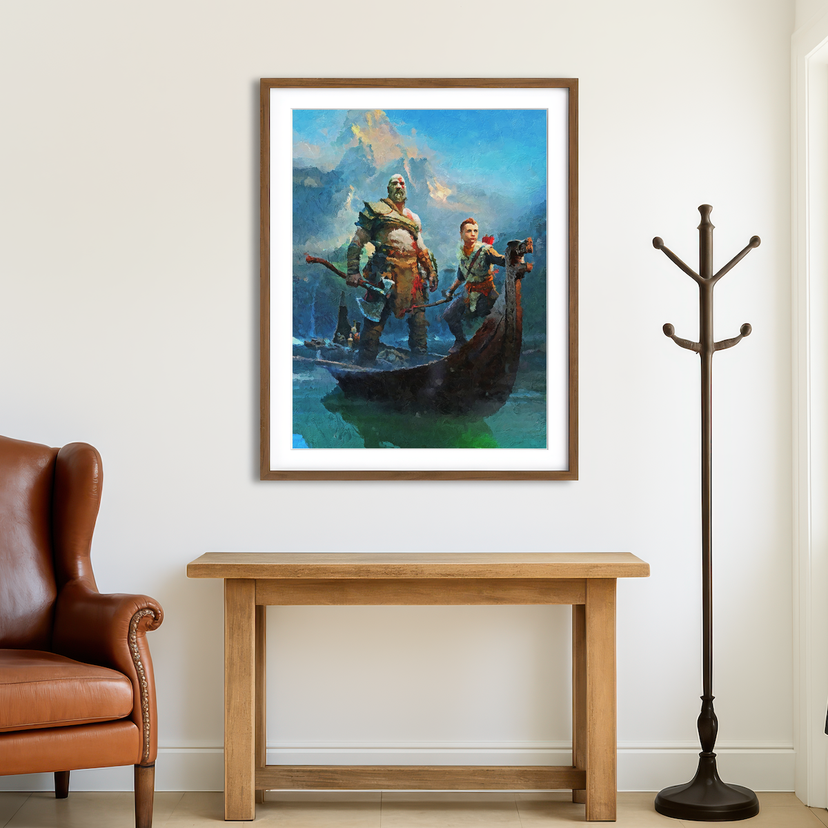 AUTO-MOCKUP ROOM | Kratos Wall Art