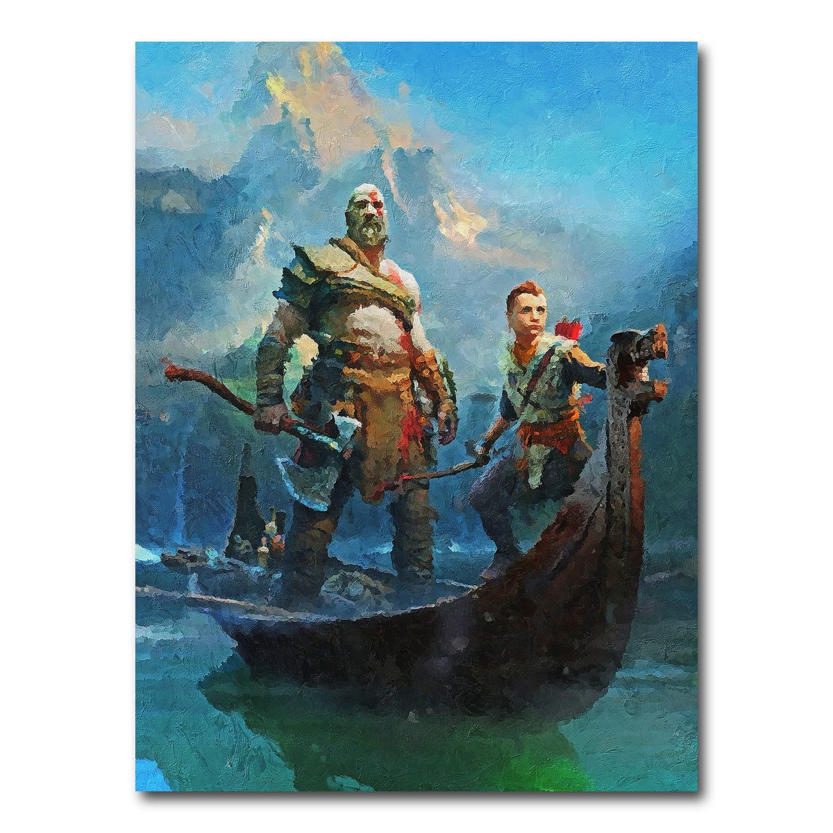 AUTO-MOCKUP WHITE | Kratos | 1 Piece | Gallery Wrap Canvas | group=3x4