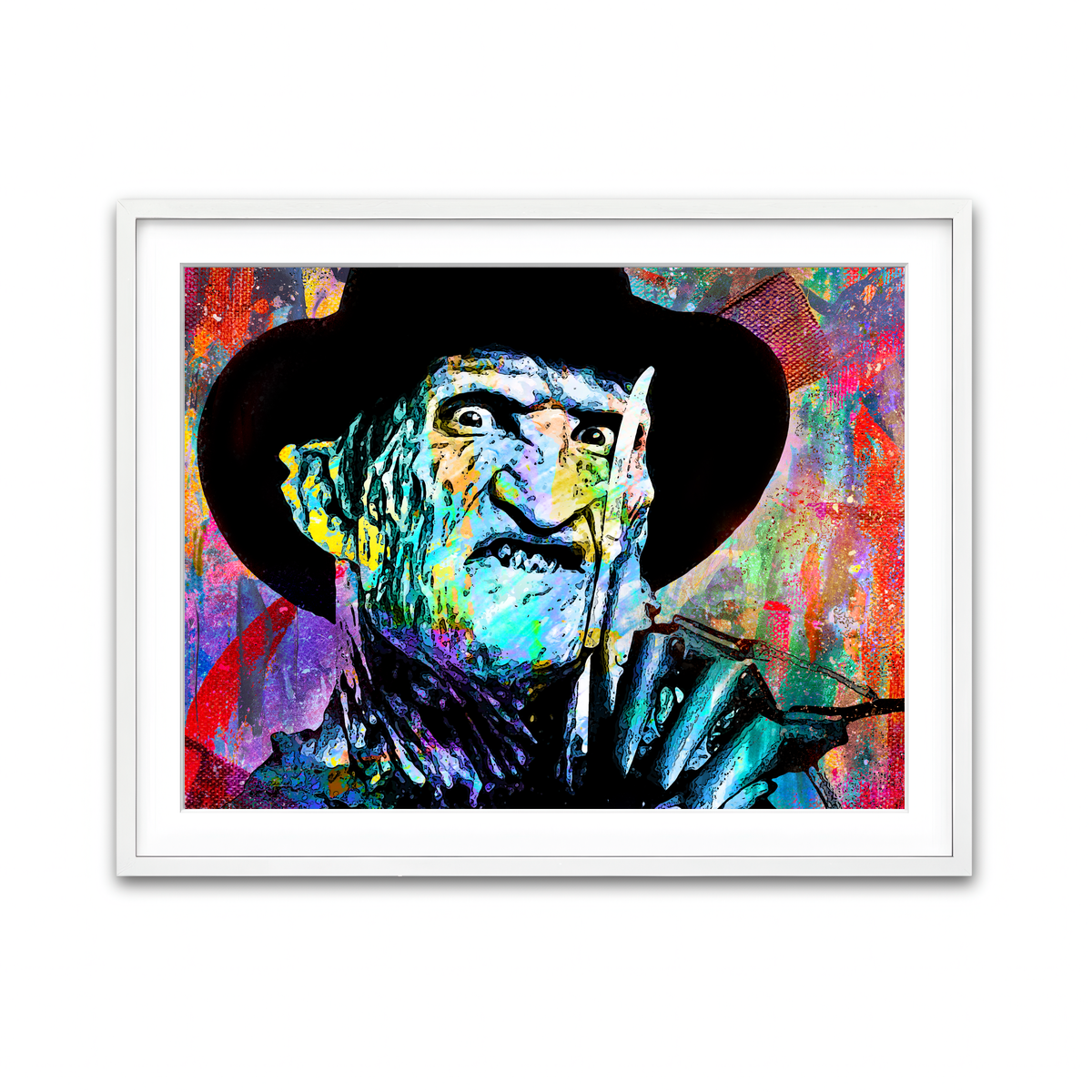 Framed Print 4x3 White