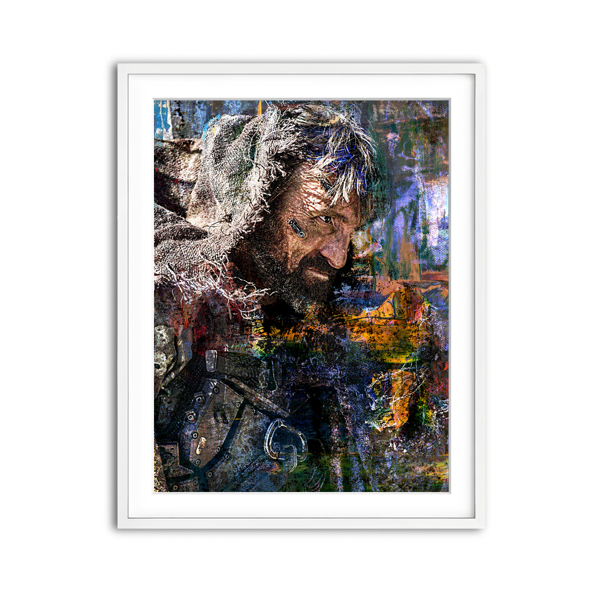 Framed Print 3x4 White