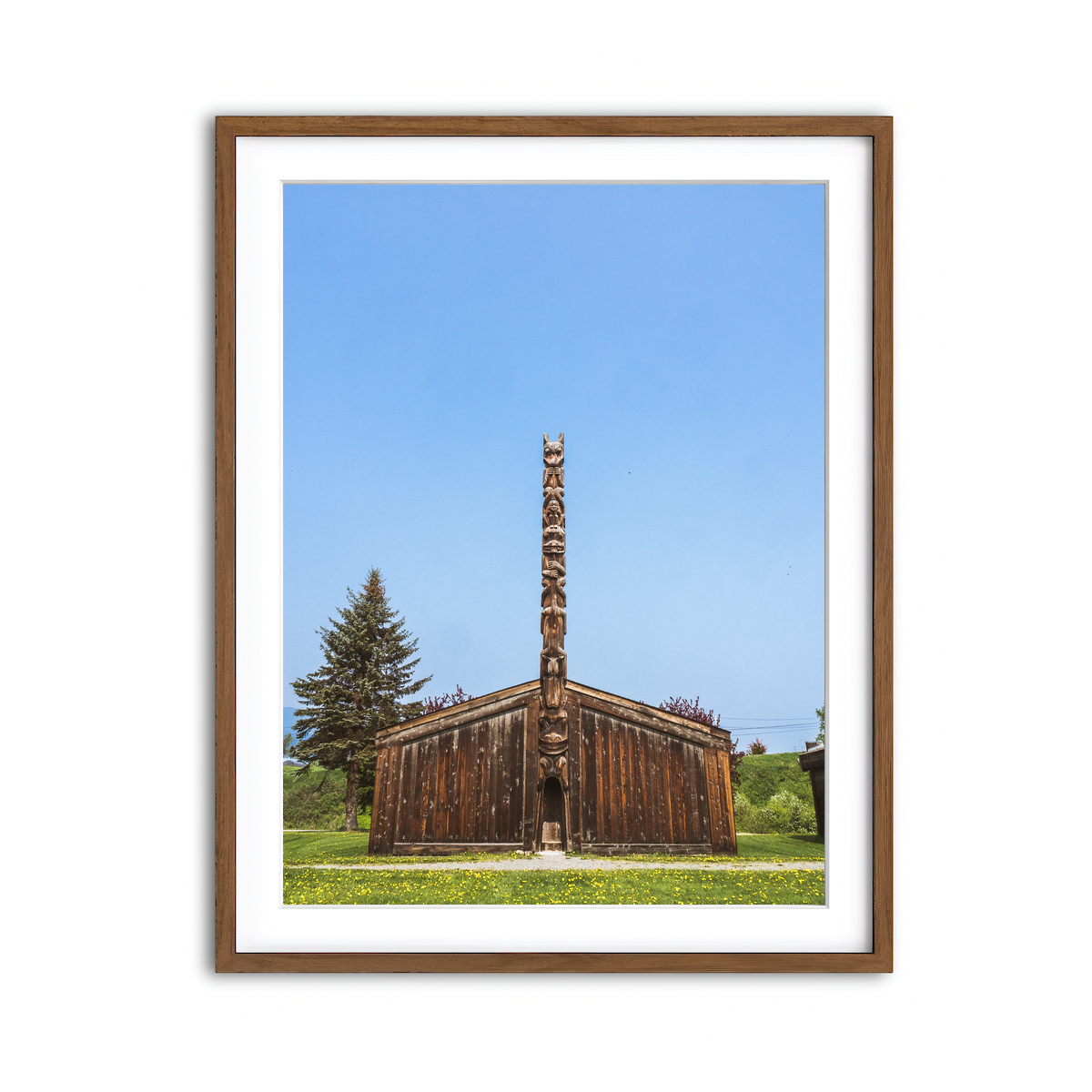 Framed Print 3x4 Walnut