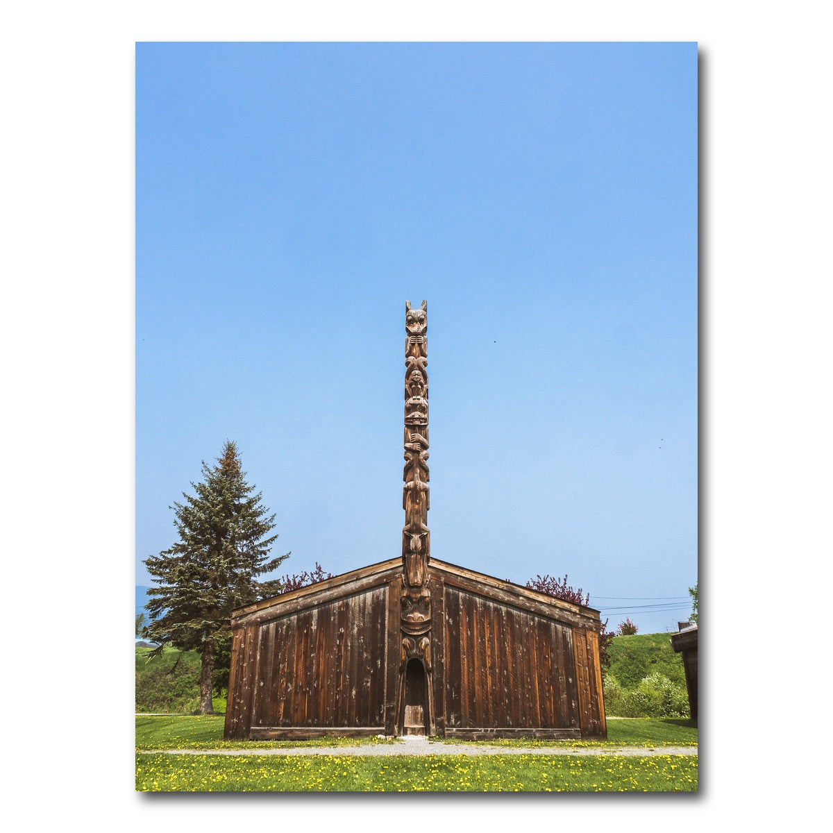 AUTO-MOCKUP WHITE | Ksan First Nations Canada 1 | 1 Piece | Gallery Wrap Canvas | group=3x4