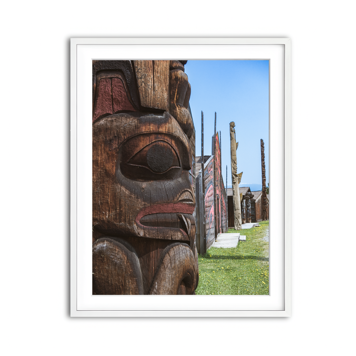 Framed Print 3x4 White