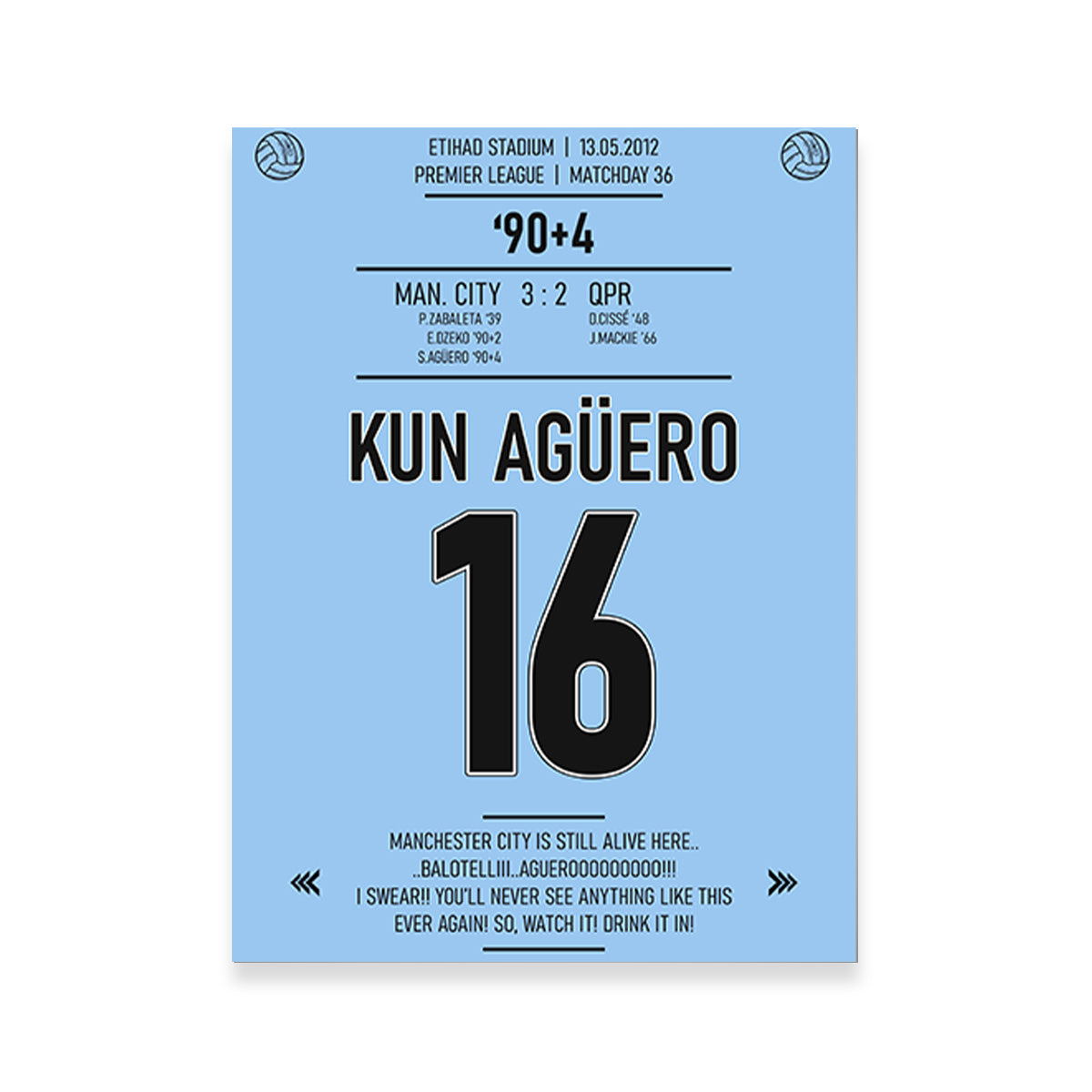 Kun Aguero Wall Art
