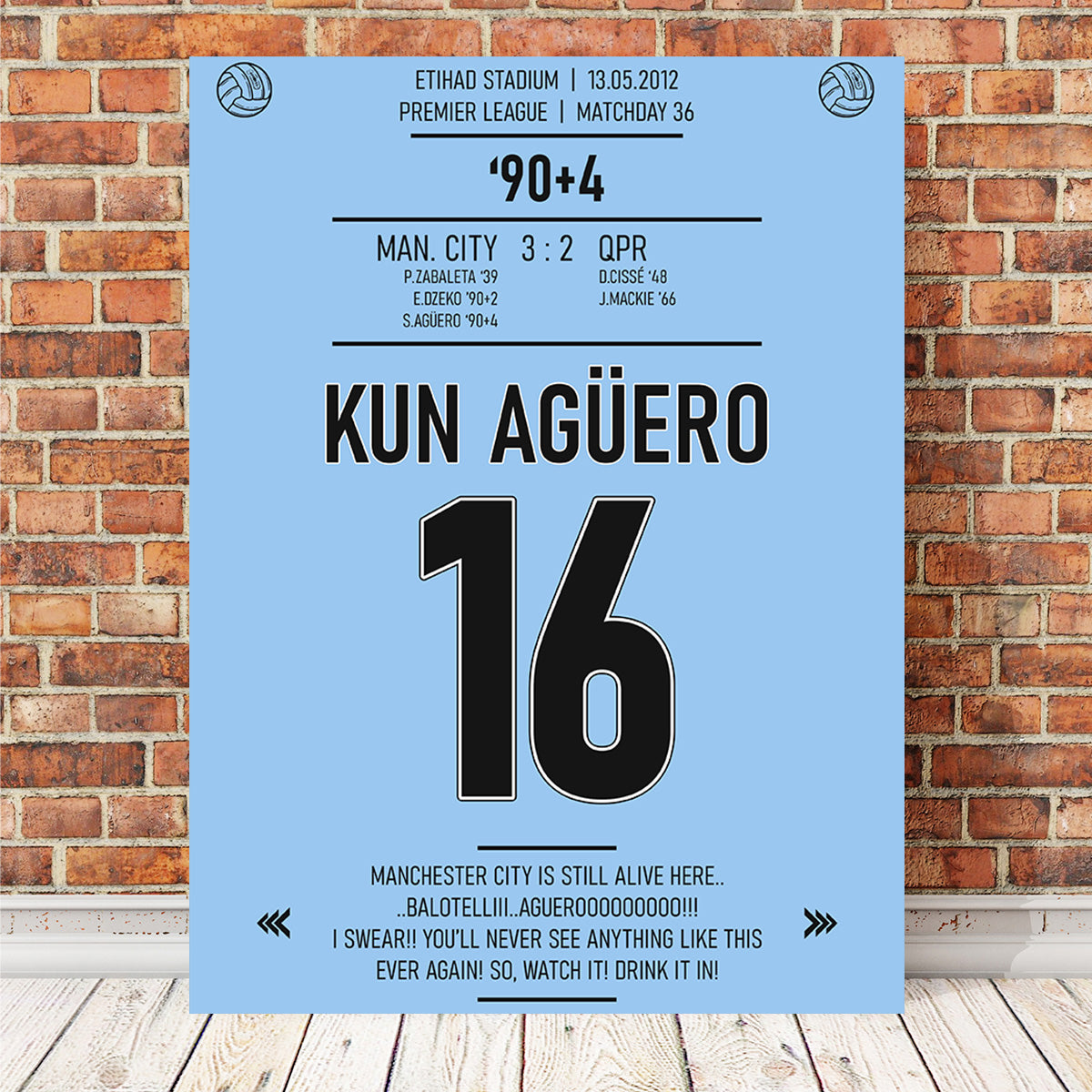 Kun Aguero Wall Art