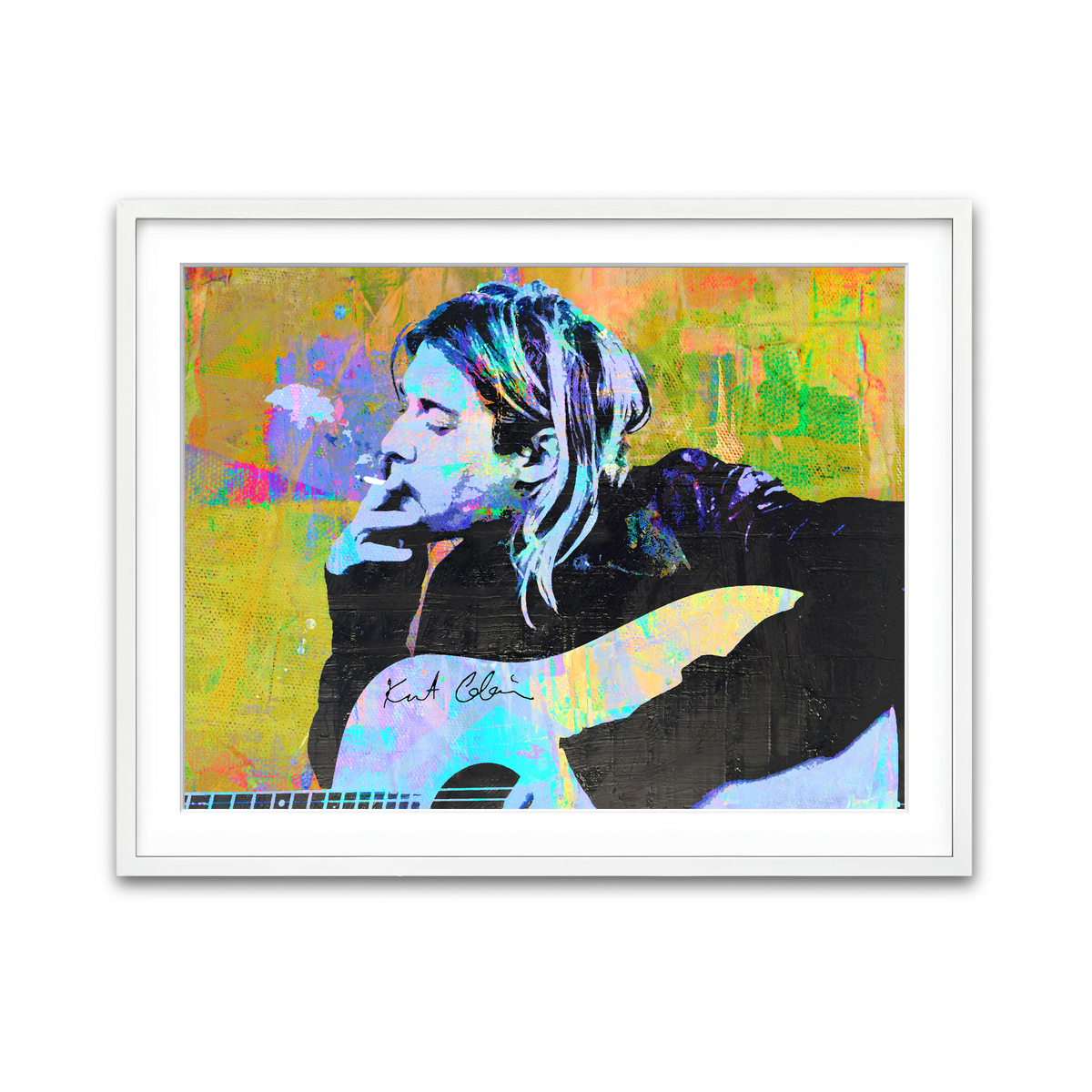 Framed Print 4x3 White