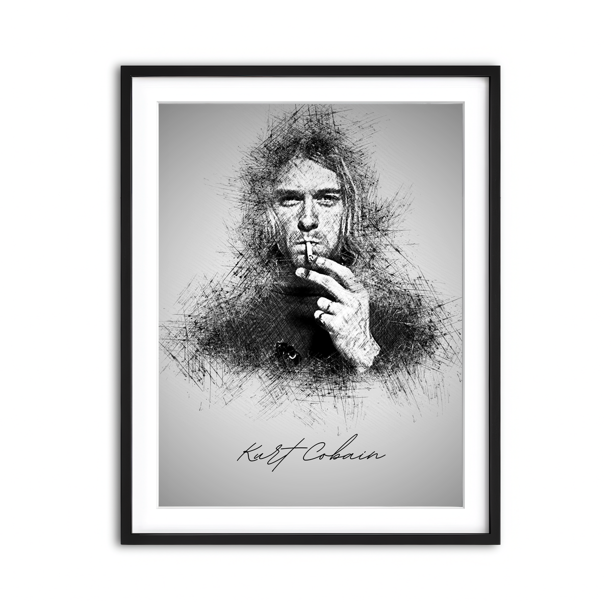 Framed Print 3x4 Black