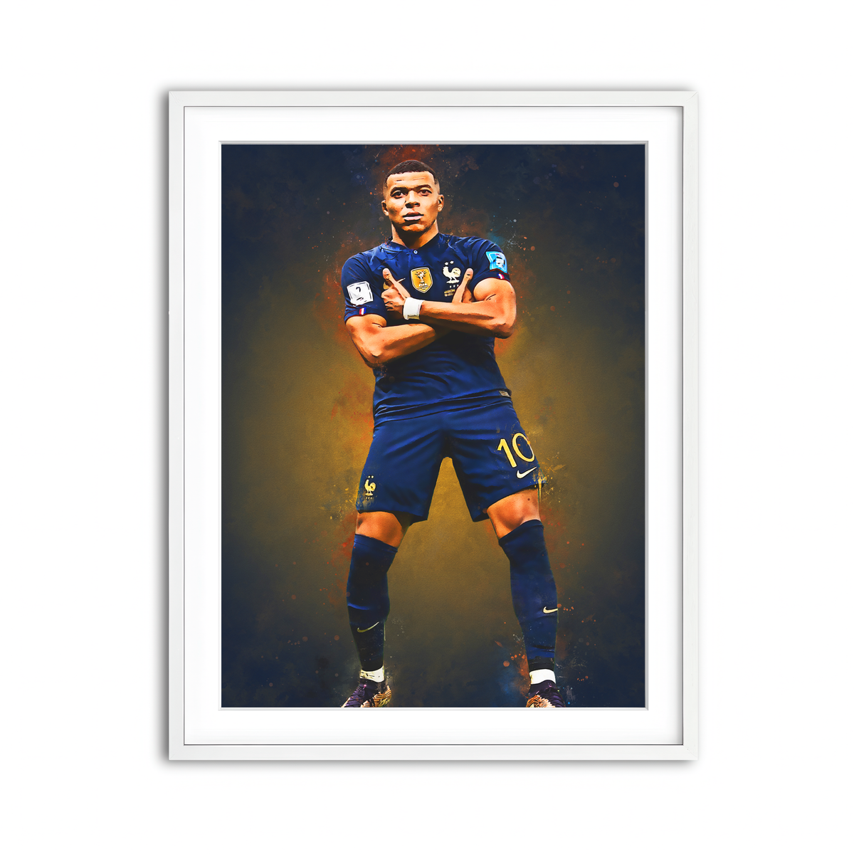 Framed Print 3x4 White