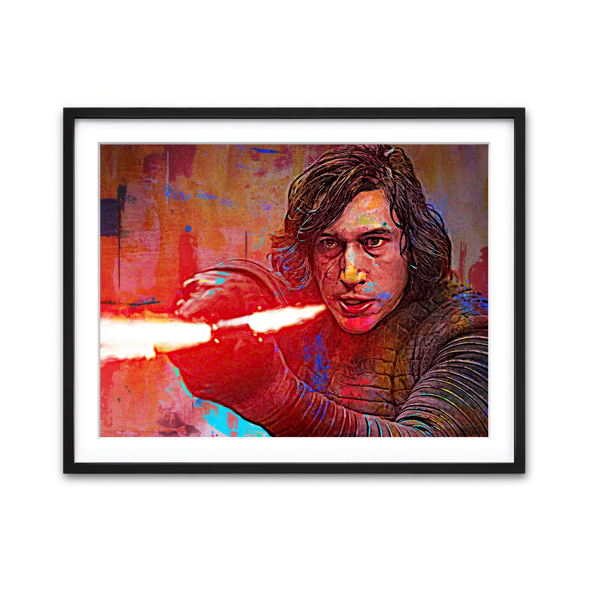 Framed Print 4x3 Black