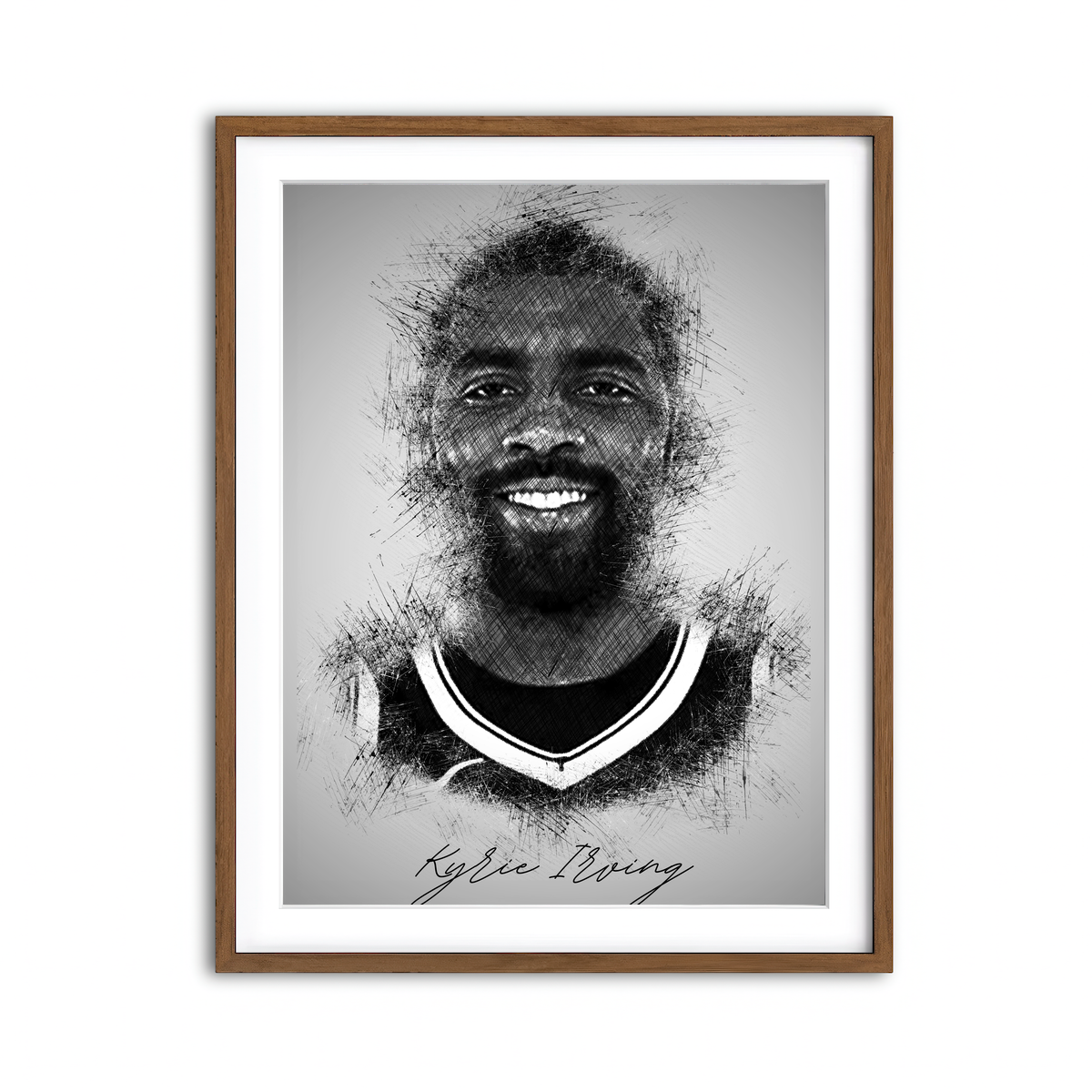 Framed Print 3x4 Walnut