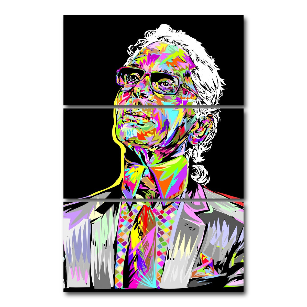 AUTO-MOCKUP WHITE | LAGERFELD | 3 Piece | Gallery Wrap Canvas | group=12x24_stacked