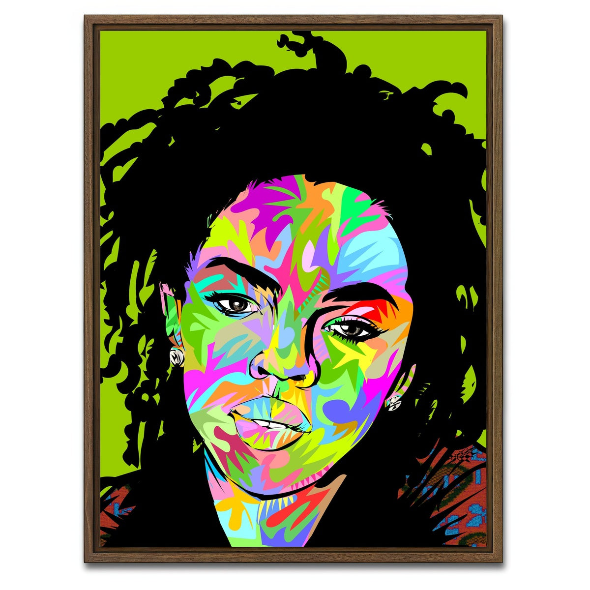 AUTO-MOCKUP WHITE | LAURYN | 1 Piece | Walnut Framed Canvas | group=3x4