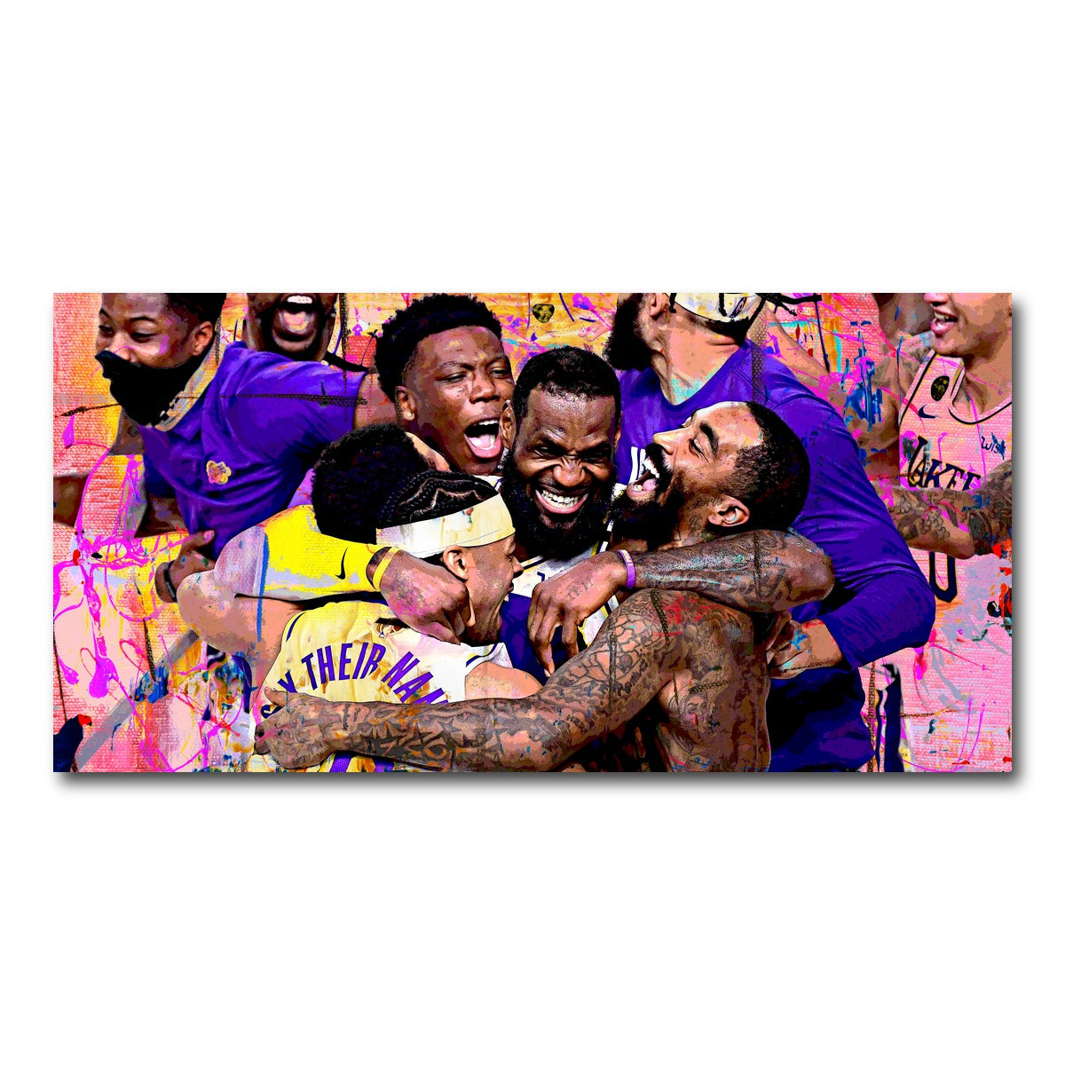 AUTO-MOCKUP WHITE | LA Celebration | 1 Piece | Gallery Wrap Canvas | group=2x1