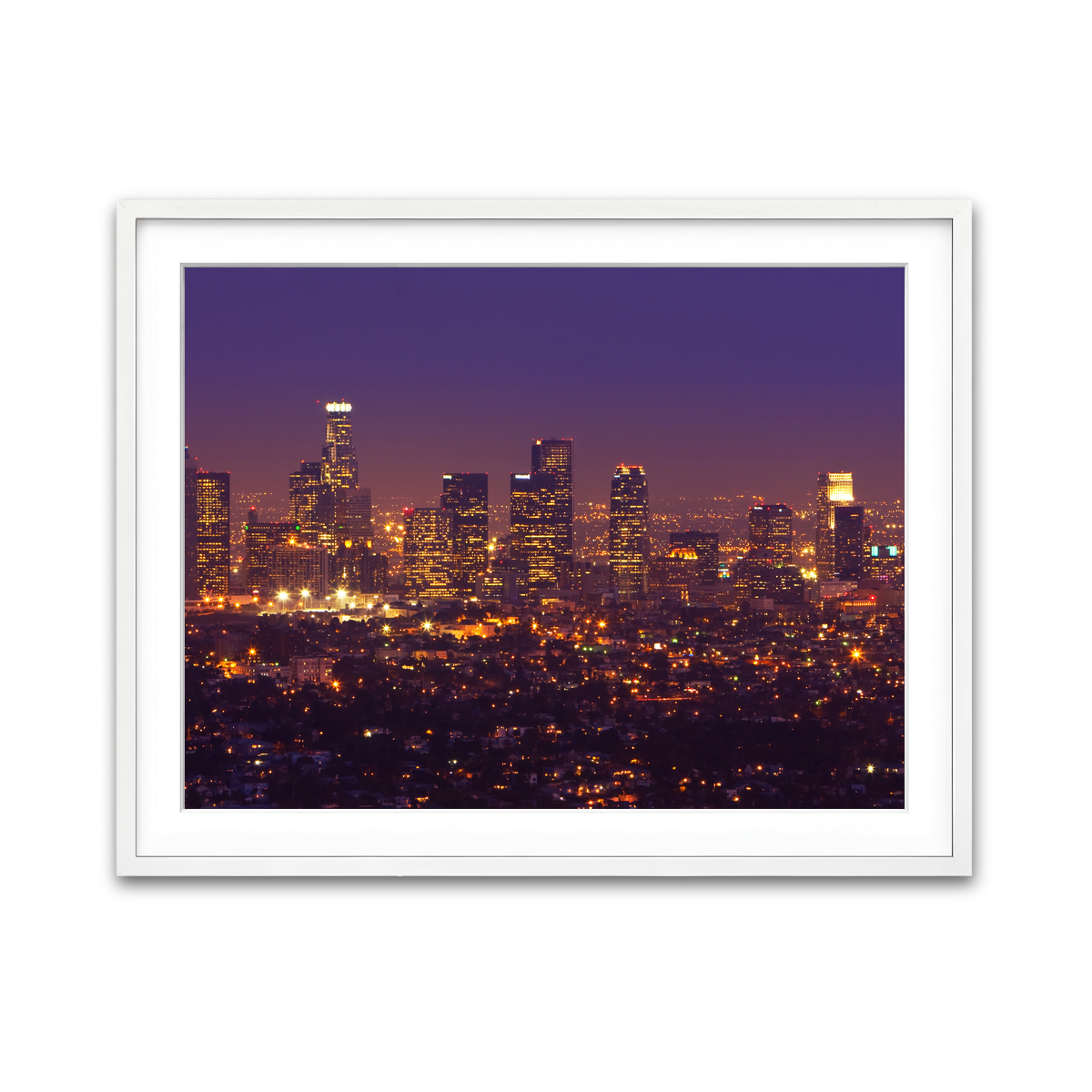 Framed Print 4x3 White