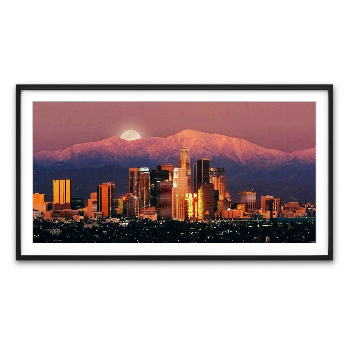 Framed Print 2x1 Black