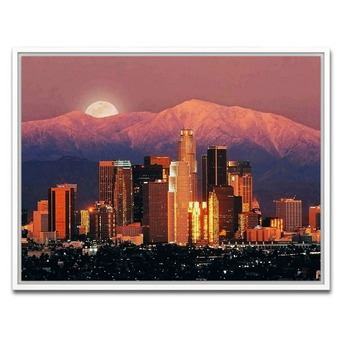 AUTO-MOCKUP WHITE | LA | 1 Piece | White Framed Canvas | group=4x3