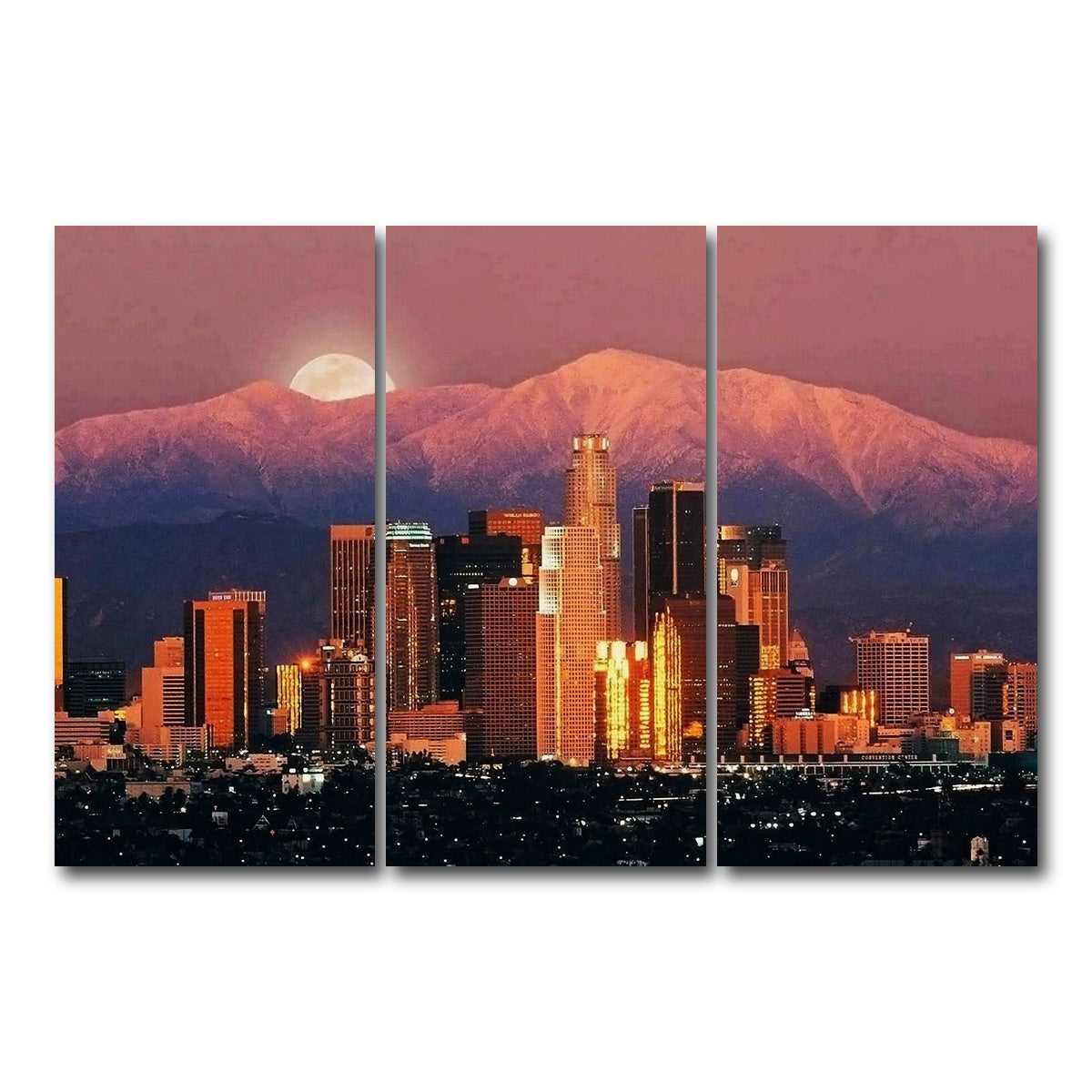 AUTO-MOCKUP WHITE | LA | 3 Piece | Gallery Wrap Canvas | group=12x24