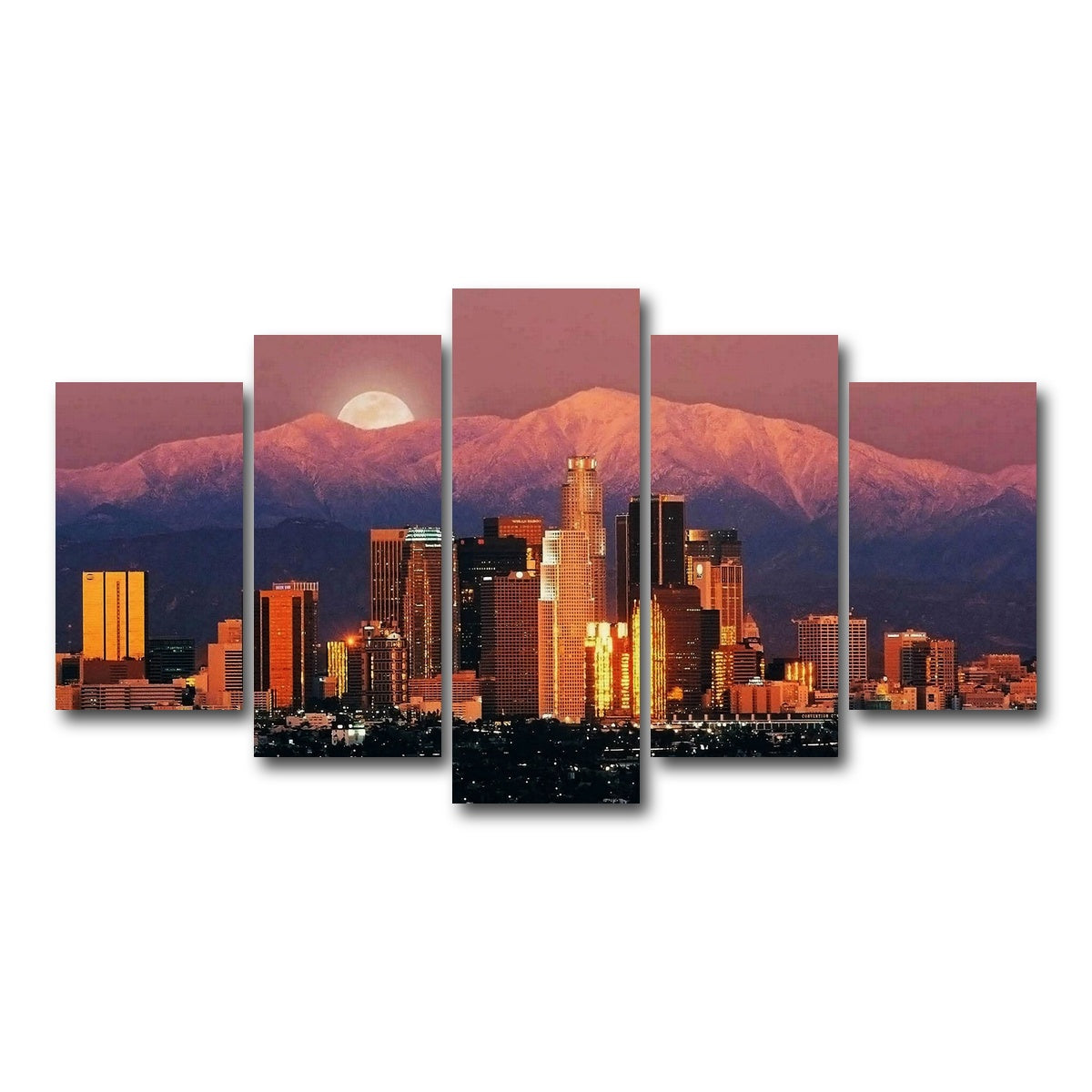 AUTO-MOCKUP WHITE | LA | 5 Piece | Gallery Wrap Canvas | group=5_normal