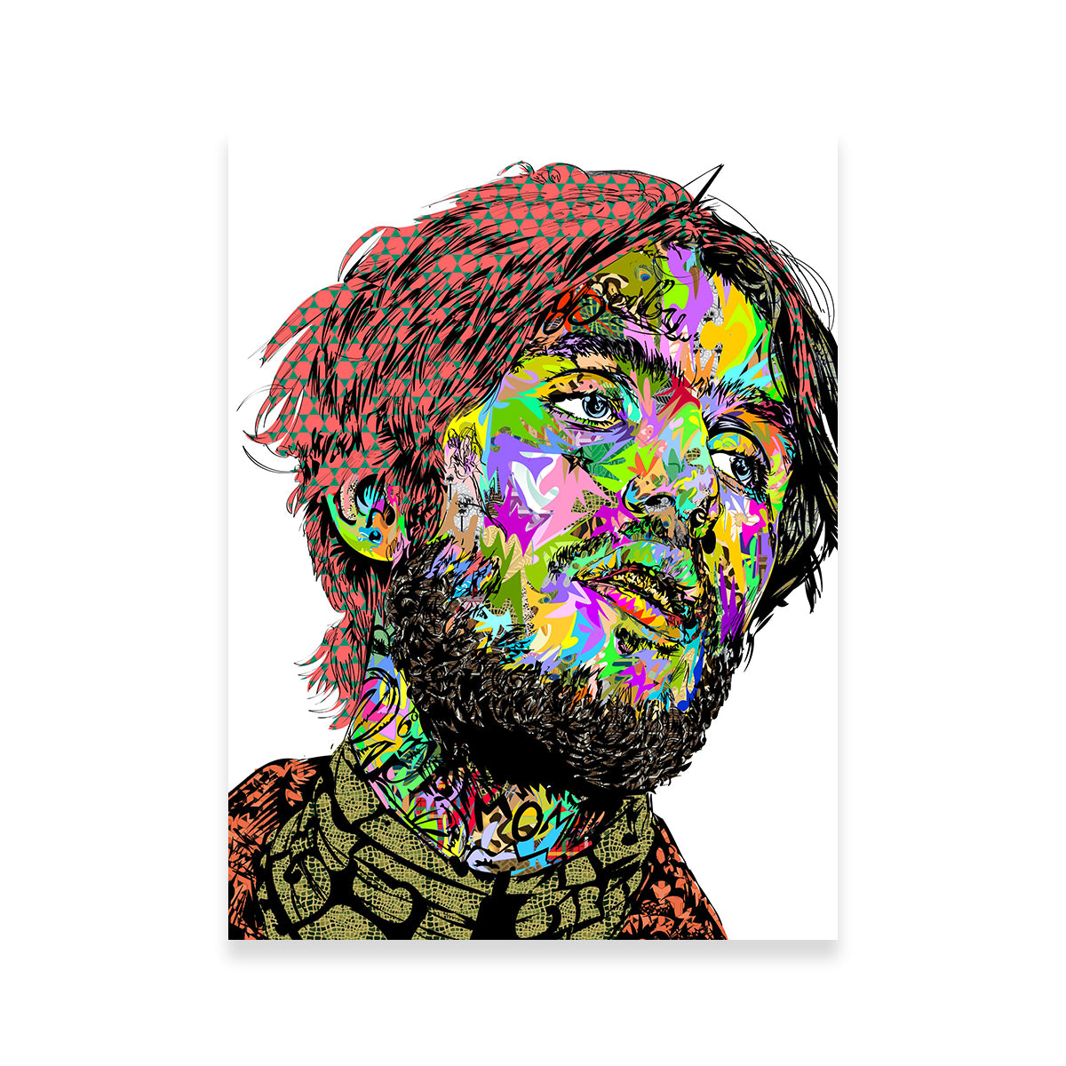 Lil Peep Color Wall Art