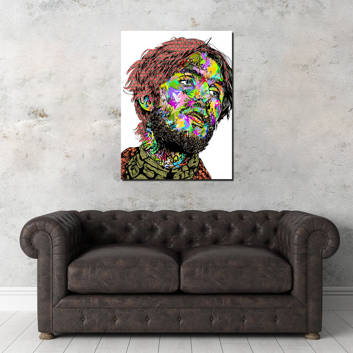 Lil Peep Color Wall Art