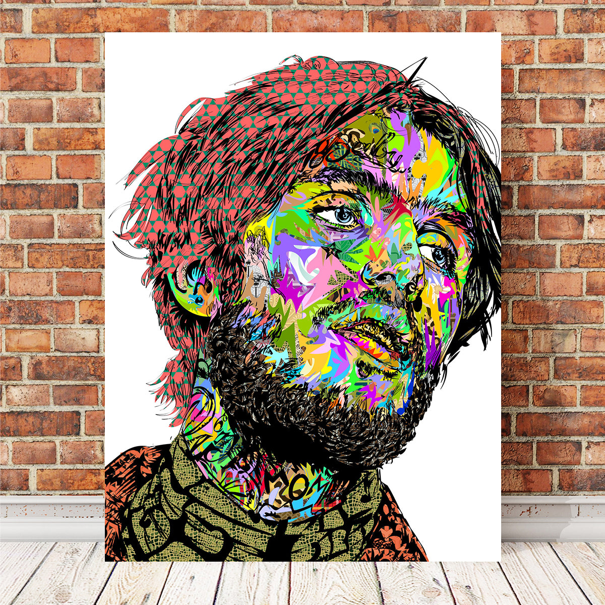 Lil Peep Color Wall Art