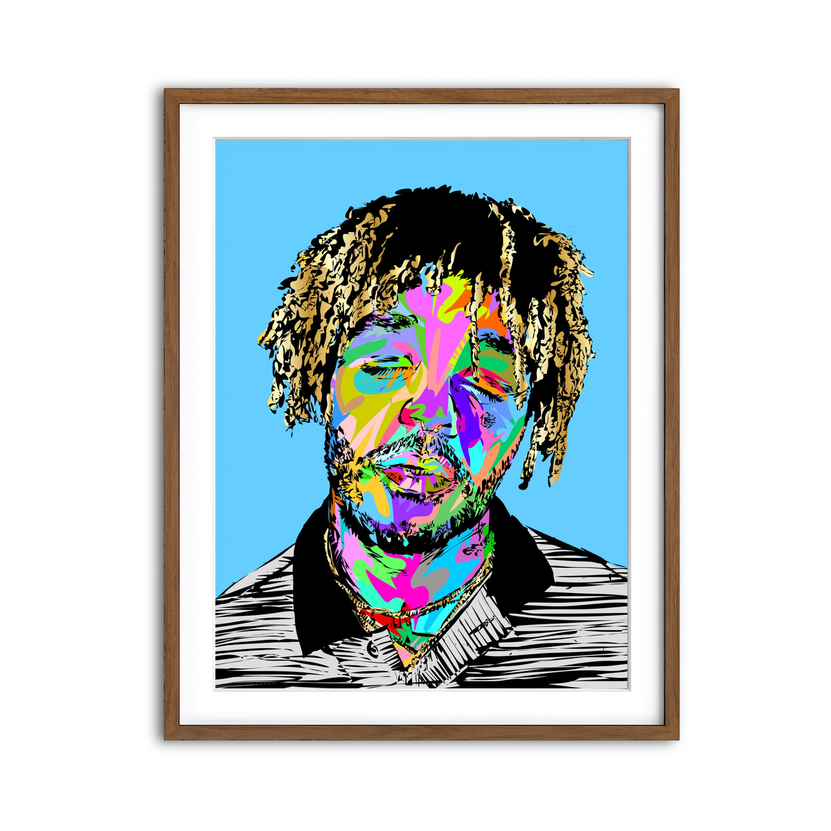 Framed Print 3x4 Walnut