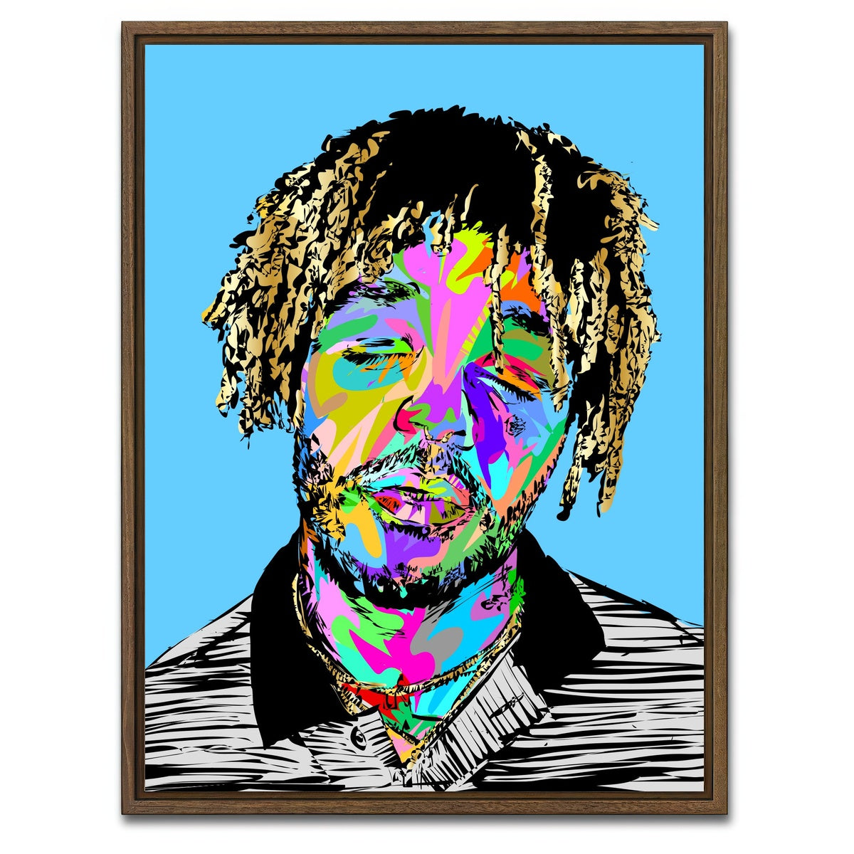 AUTO-MOCKUP WHITE | LILUZI | 1 Piece | Walnut Framed Canvas | group=3x4
