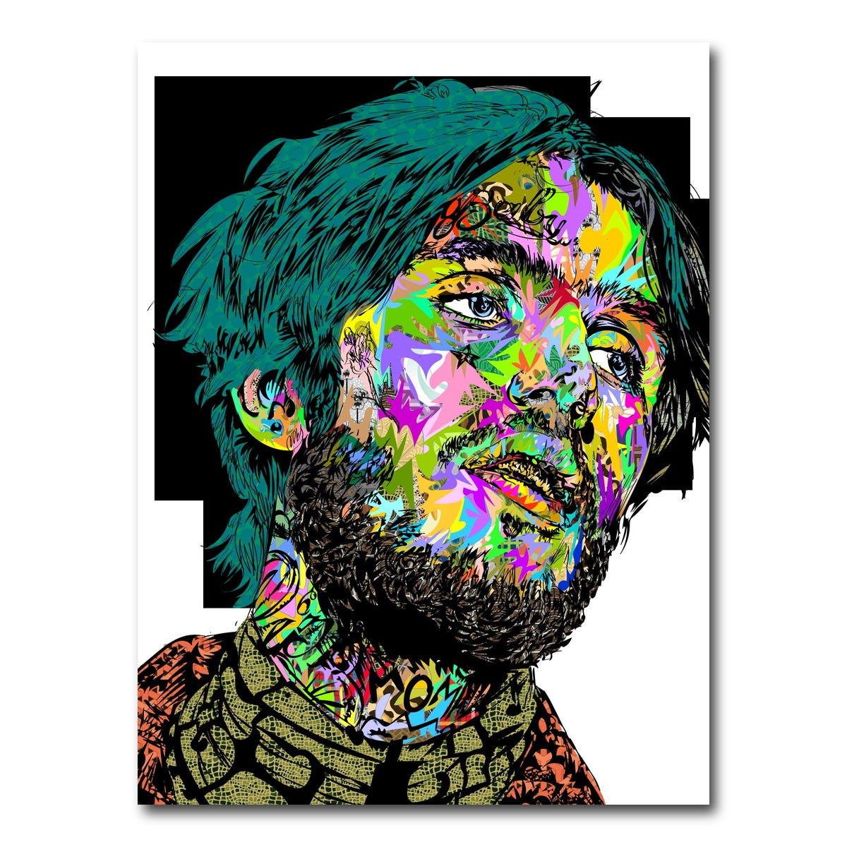 AUTO-MOCKUP WHITE | LIL PEEP Color | 1 Piece | Gallery Wrap Canvas | group=3x4