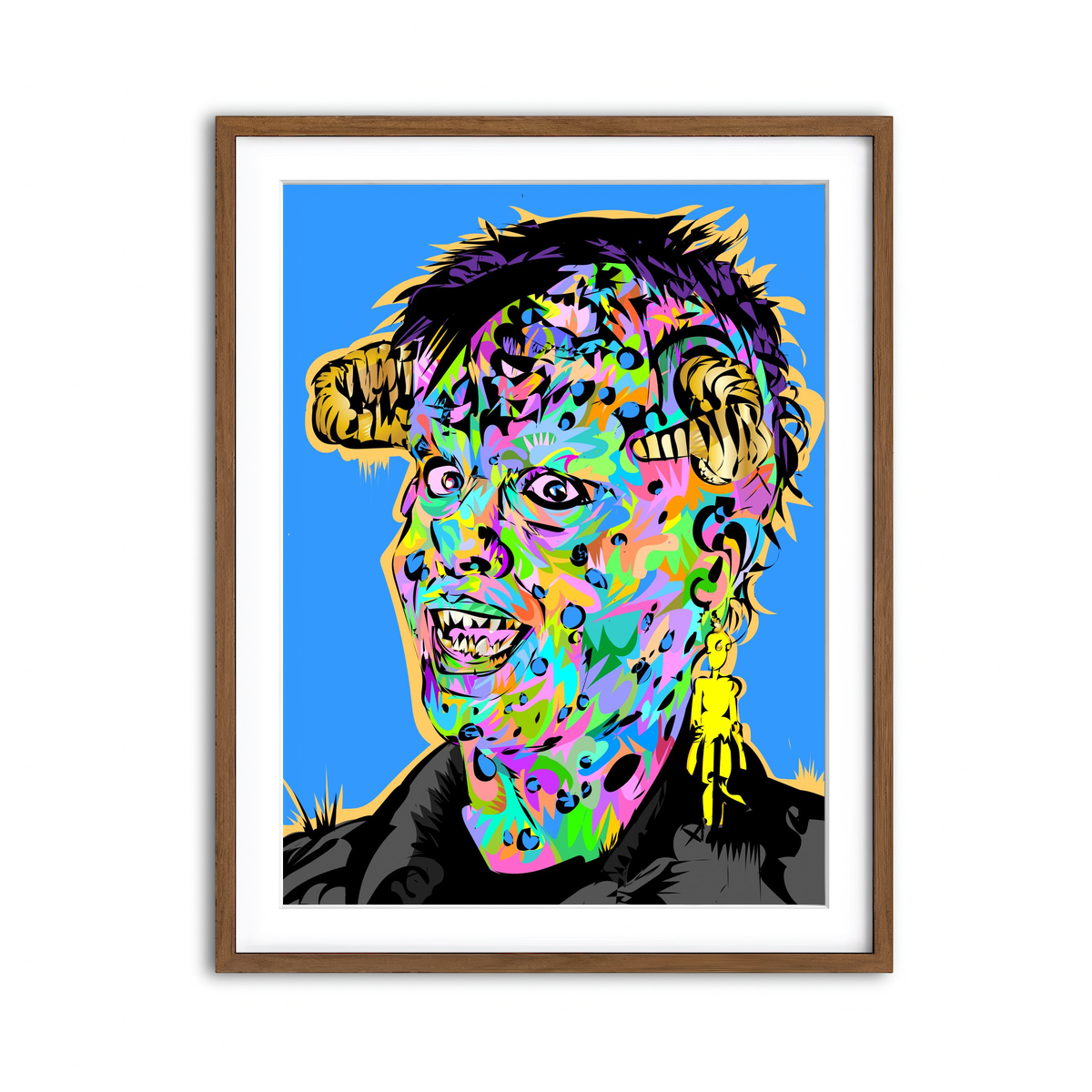 Framed Print 3x4 Walnut