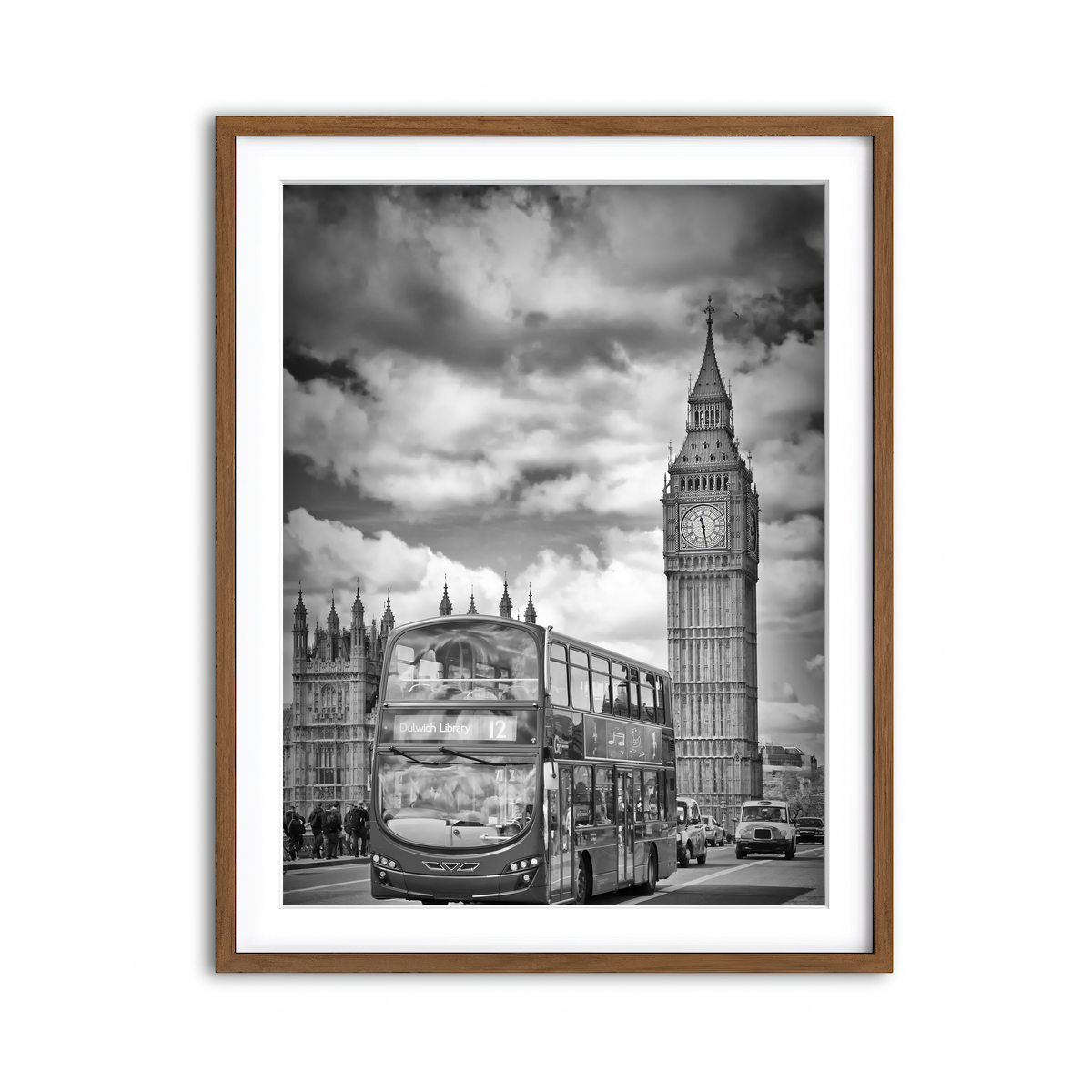 Framed Print 3x4 Walnut