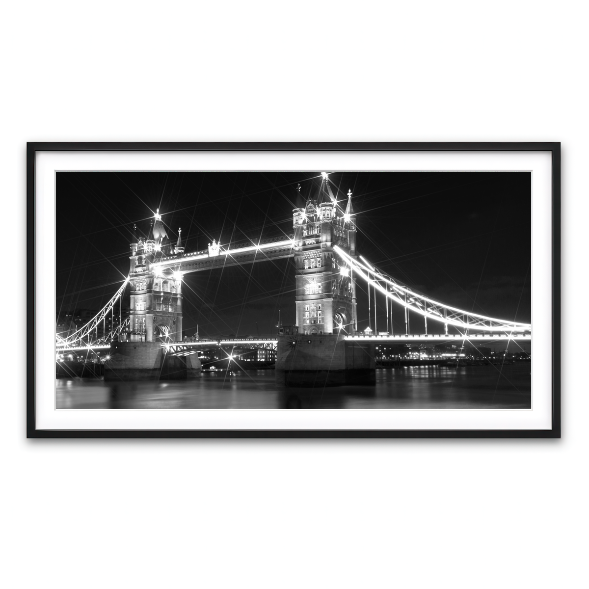 Framed Print 2x1 Black