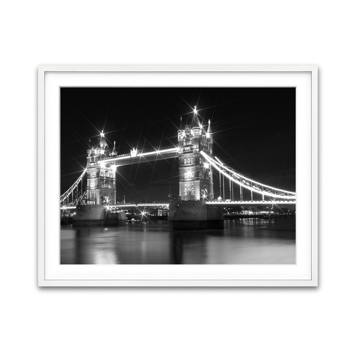Framed Print 4x3 White