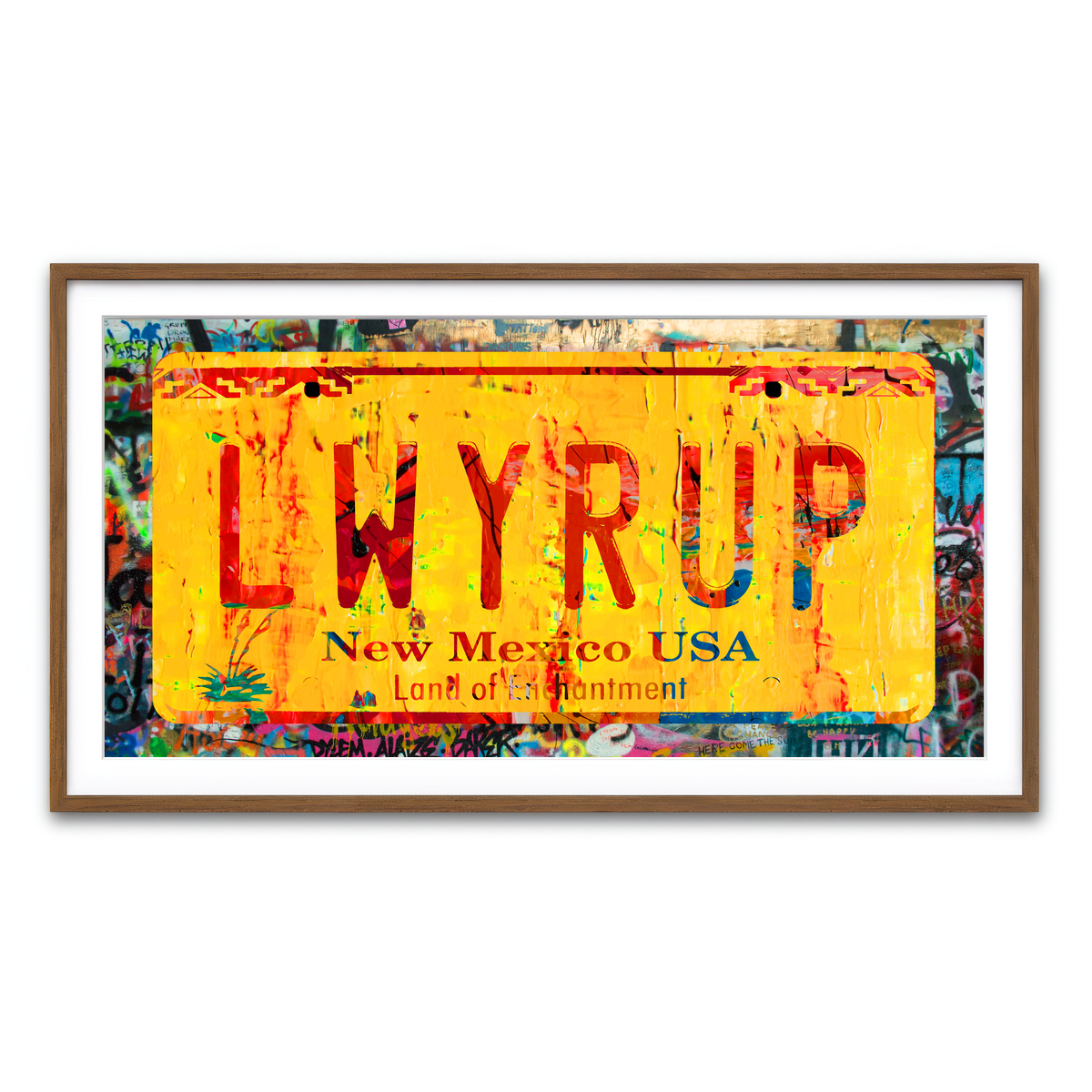 Framed Print 2x1 Walnut