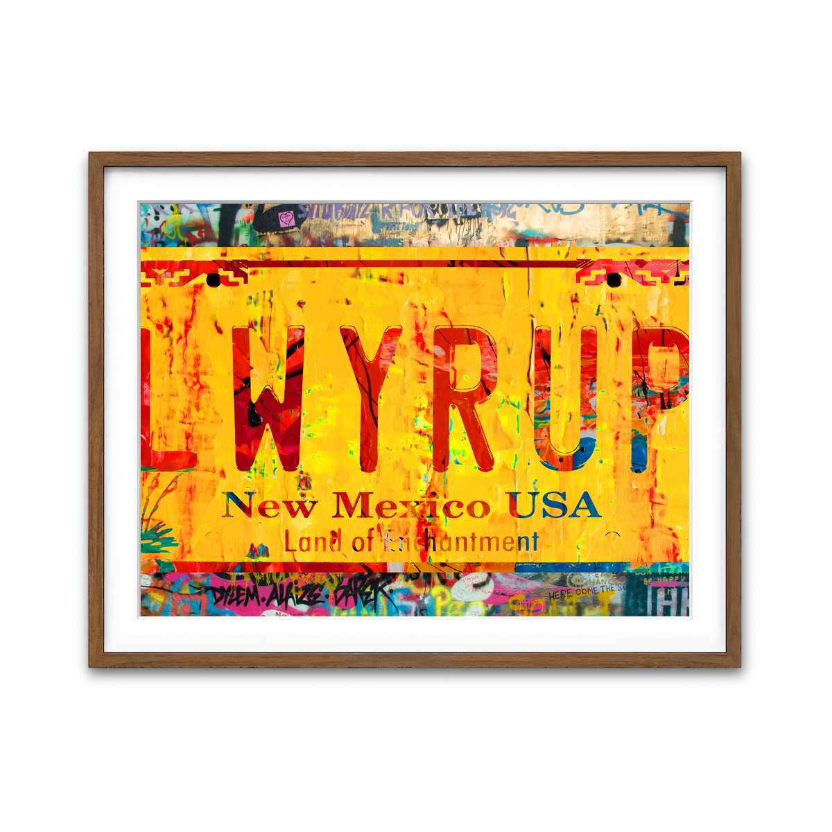 Framed Print 4x3 Walnut