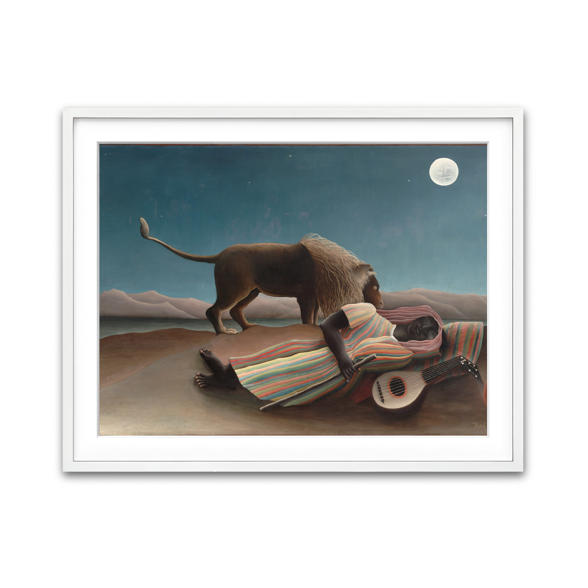 Framed Print 4x3 White