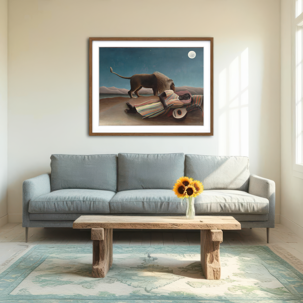AUTO-MOCKUP ROOM | La Bohemienne Endormie Wall Art