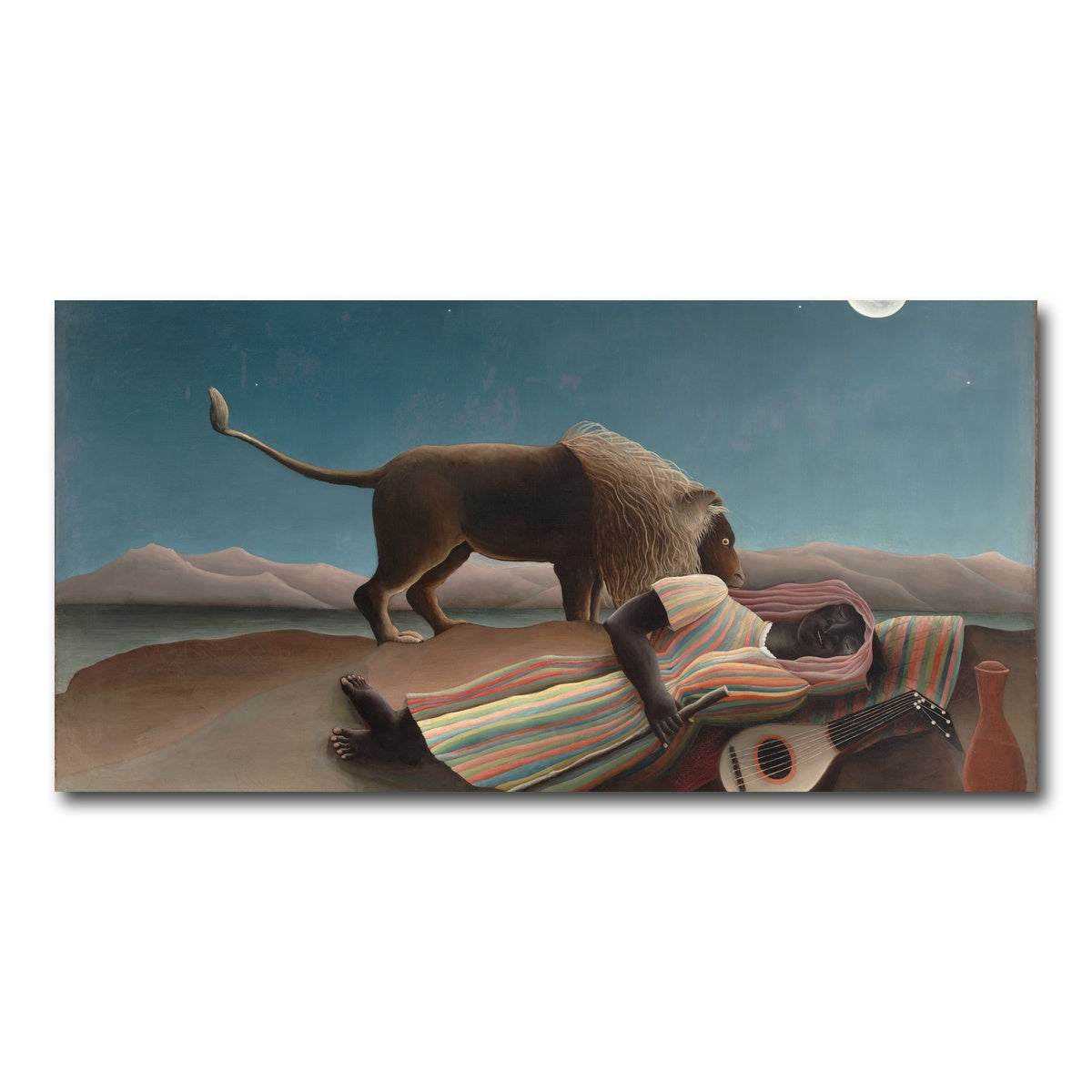 AUTO-MOCKUP WHITE | La Bohemienne endormie | 1 Piece | Gallery Wrap Canvas | group=2x1