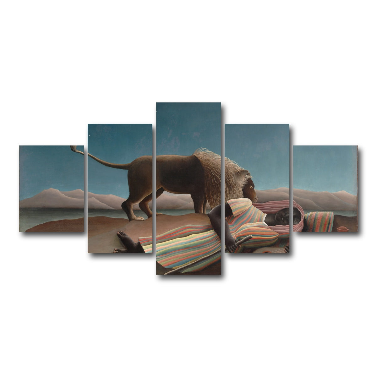 AUTO-MOCKUP WHITE | La Bohemienne endormie | 5 Piece | Gallery Wrap Canvas | group=5_short