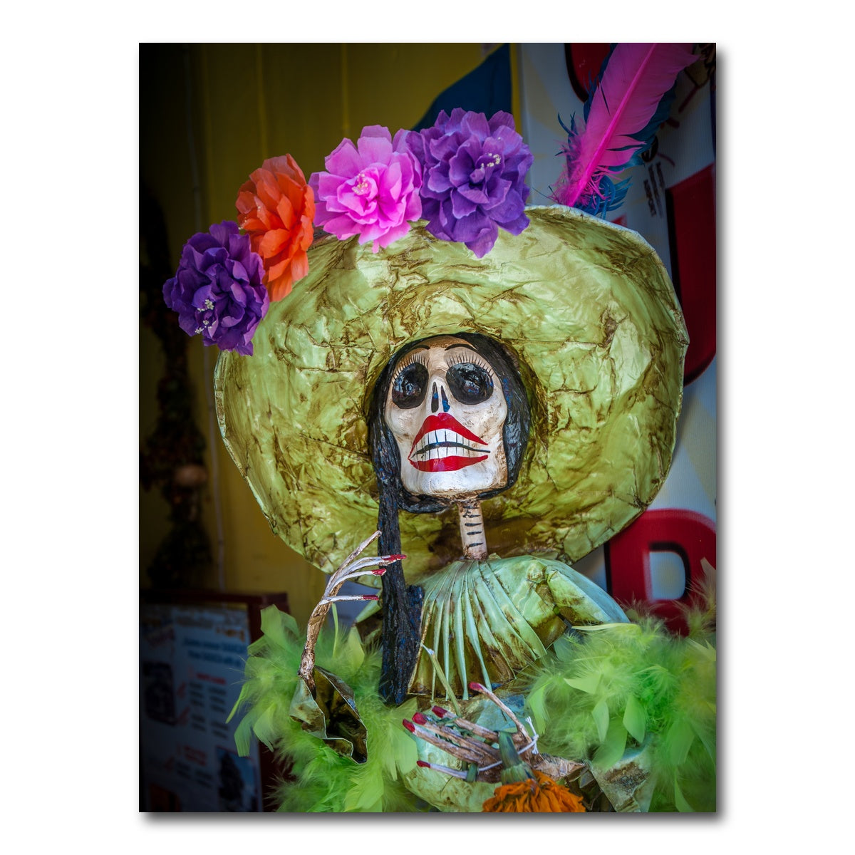 AUTO-MOCKUP WHITE | La Calavera Catrina | 1 Piece | Gallery Wrap Canvas | group=3x4