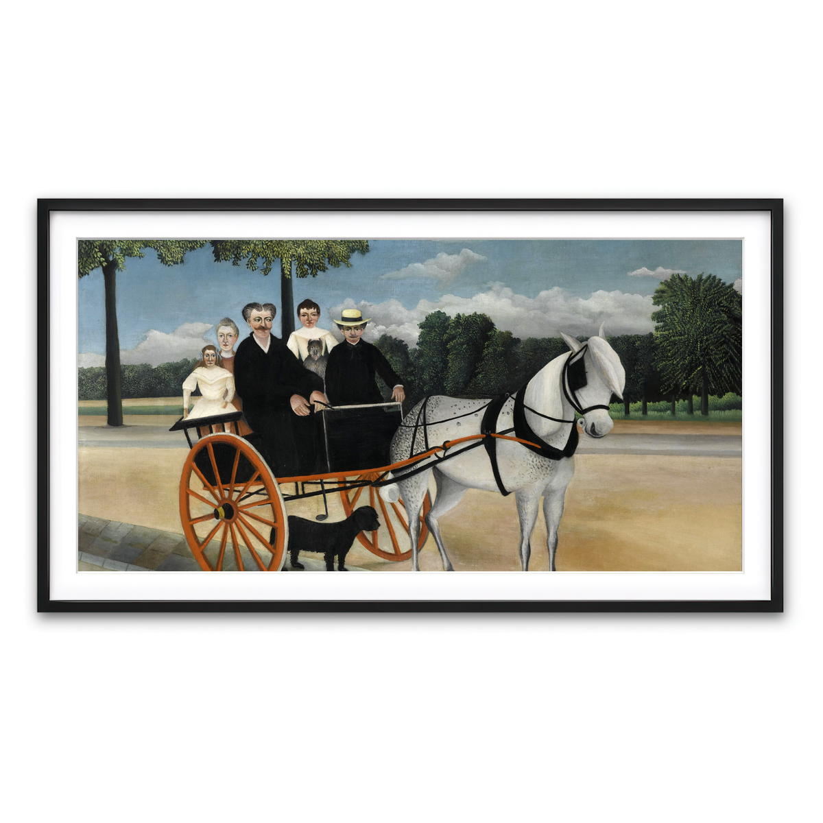 Framed Print 2x1 Black